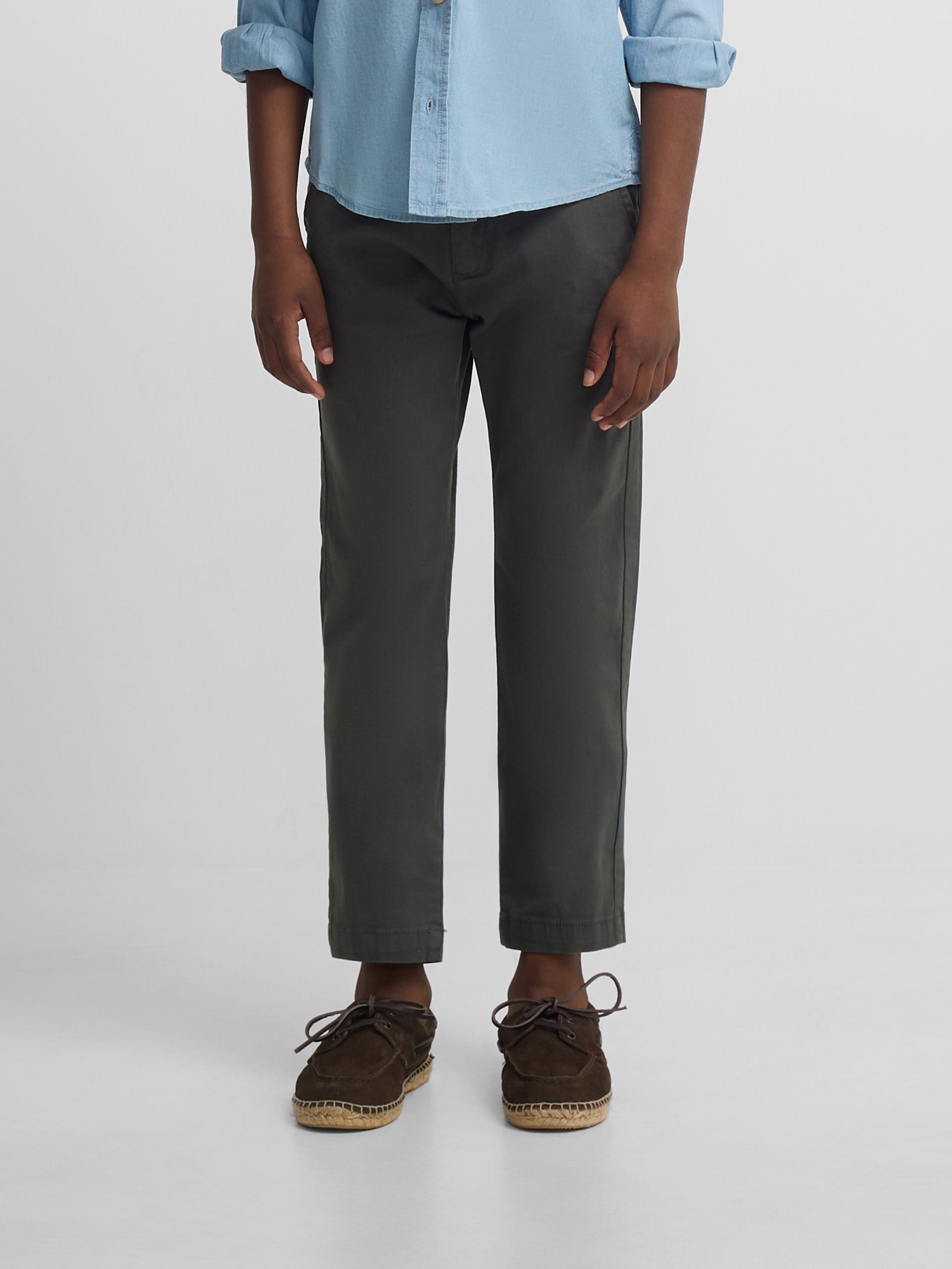 Green Chinese kids sport pants