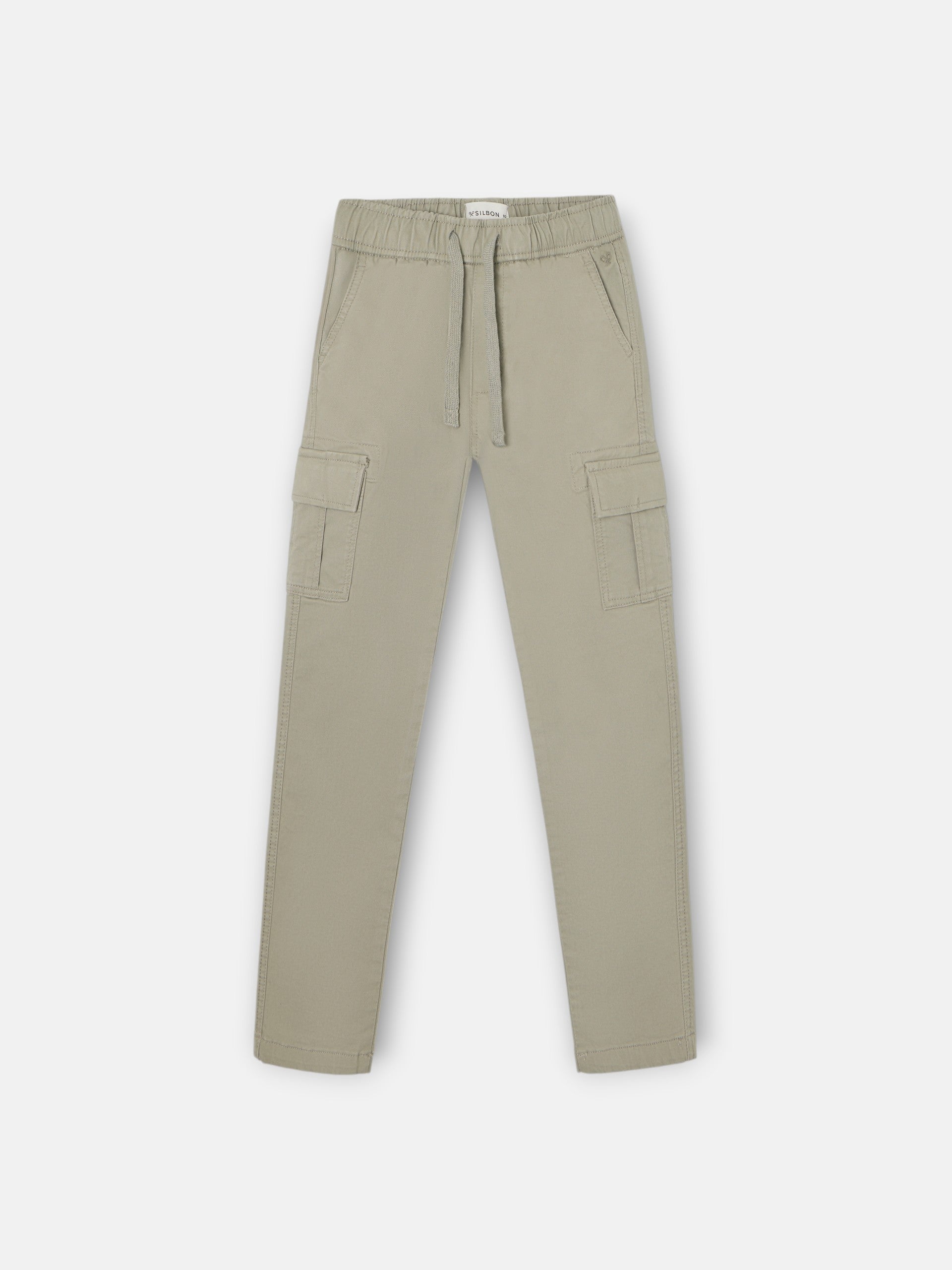 Pantalon de sport enfant cargo vert