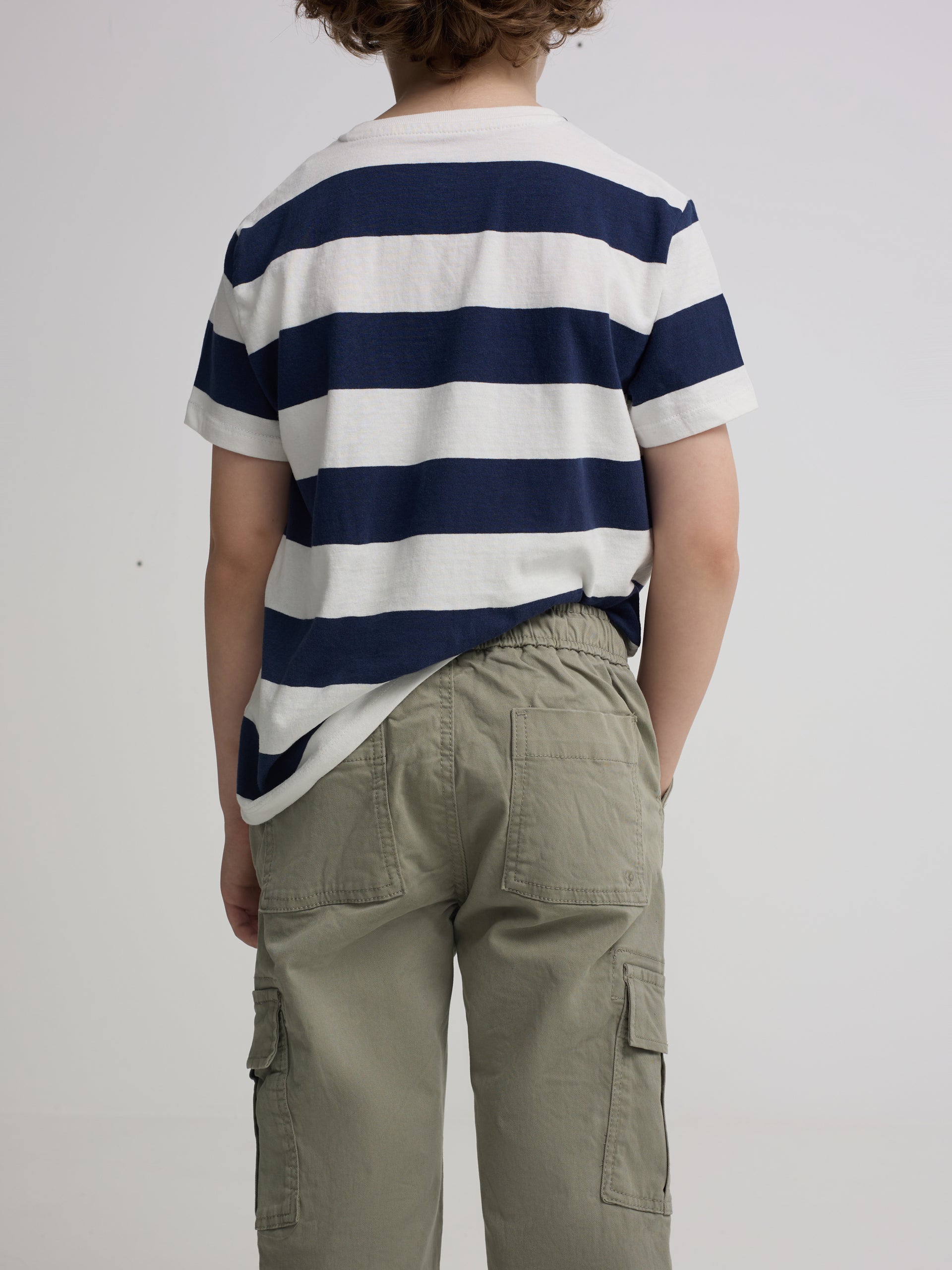 Pantalon de sport enfant cargo vert