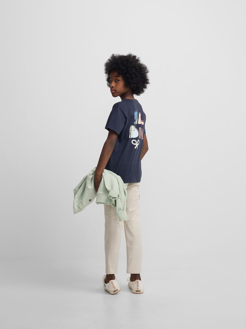 Pantalon sport kids cargo piedra