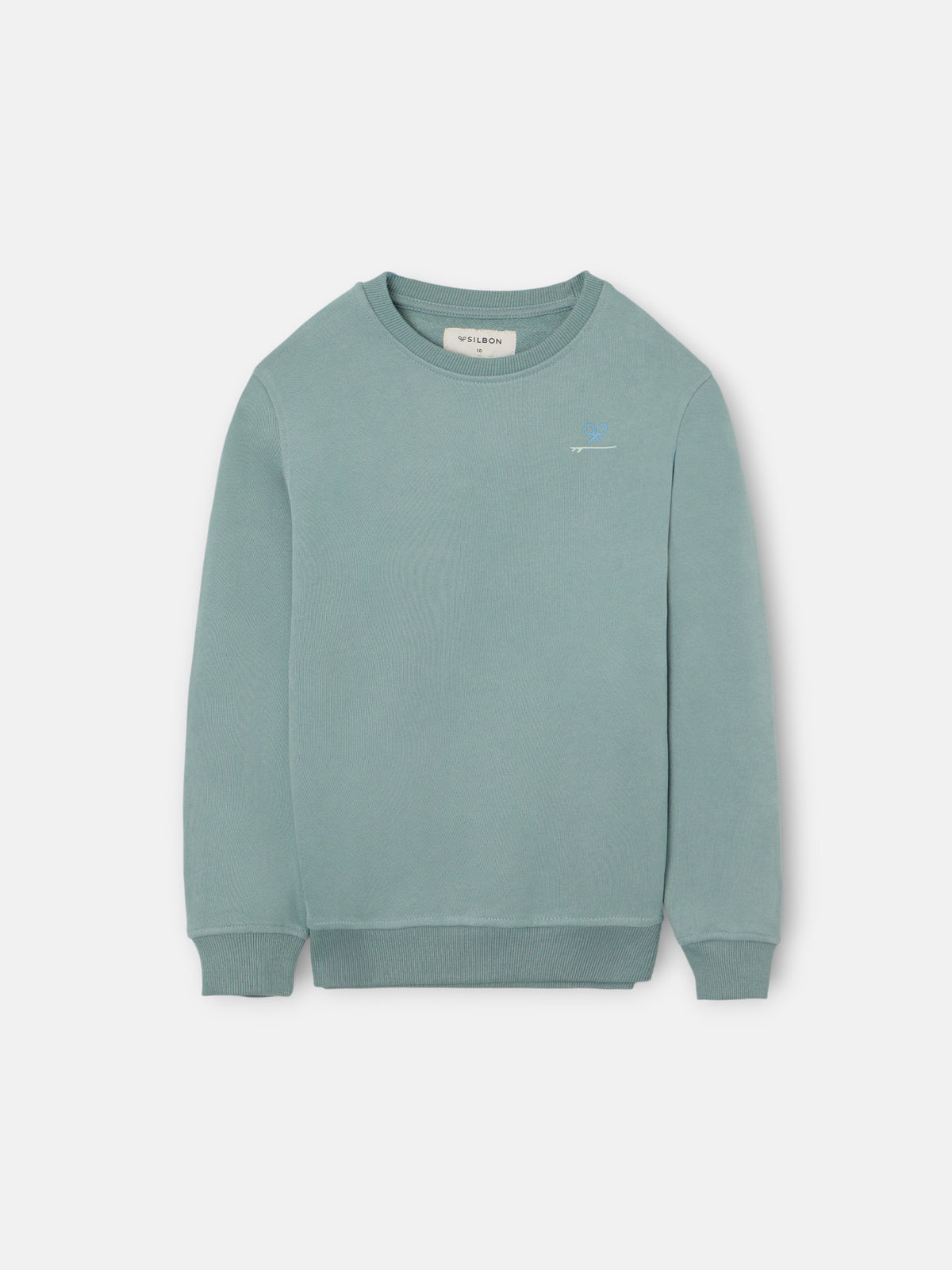 Kids summer beachy green sweatshirt