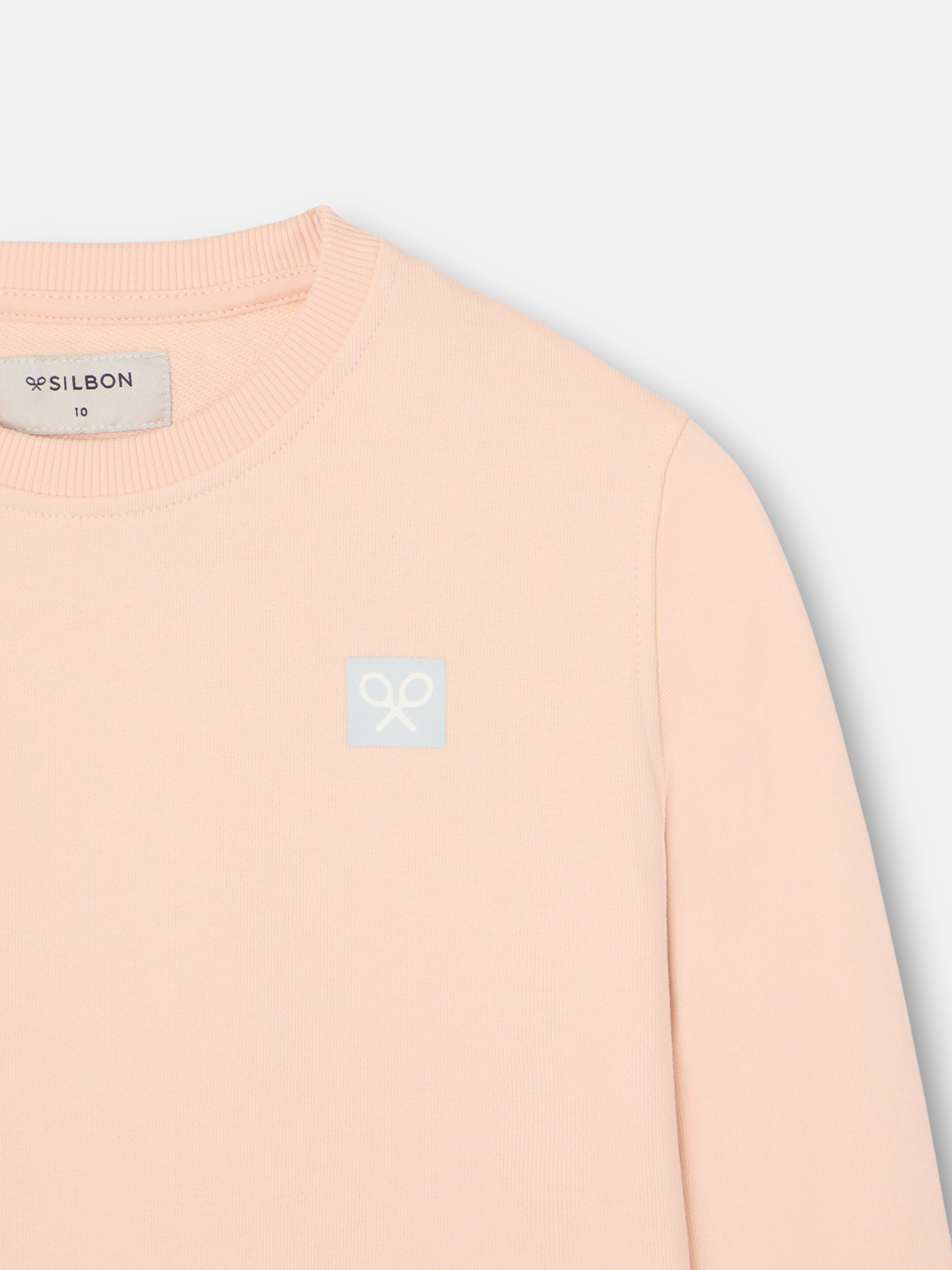 Kids sand and surf coral sweatshirt