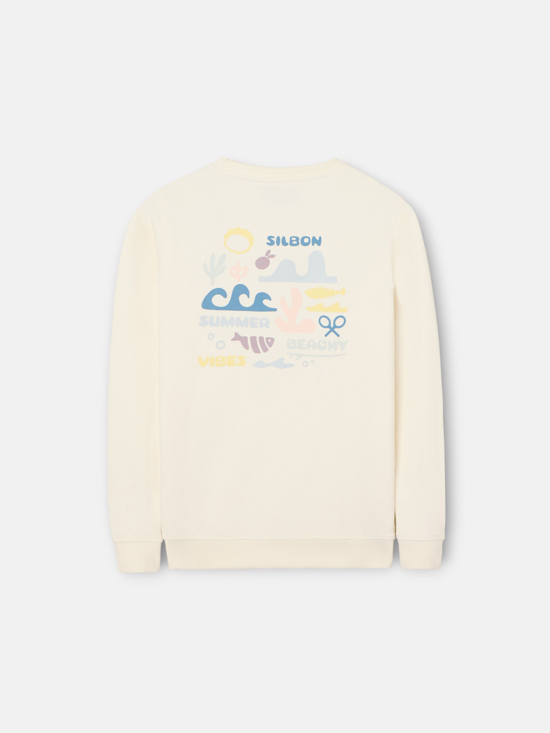 Sweat-shirt crème d'été pour enfants