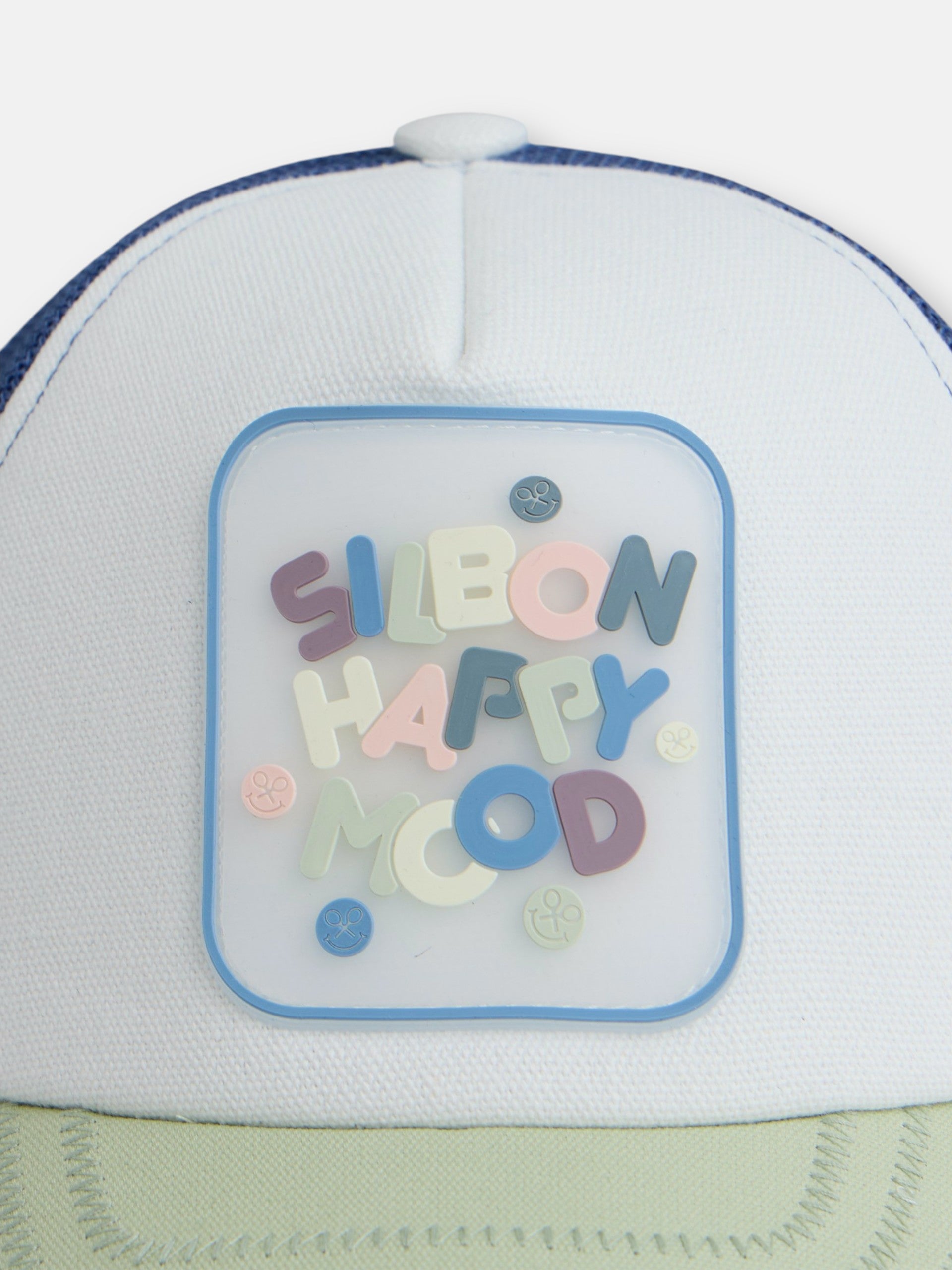 Boné trucker kids happy mood verde