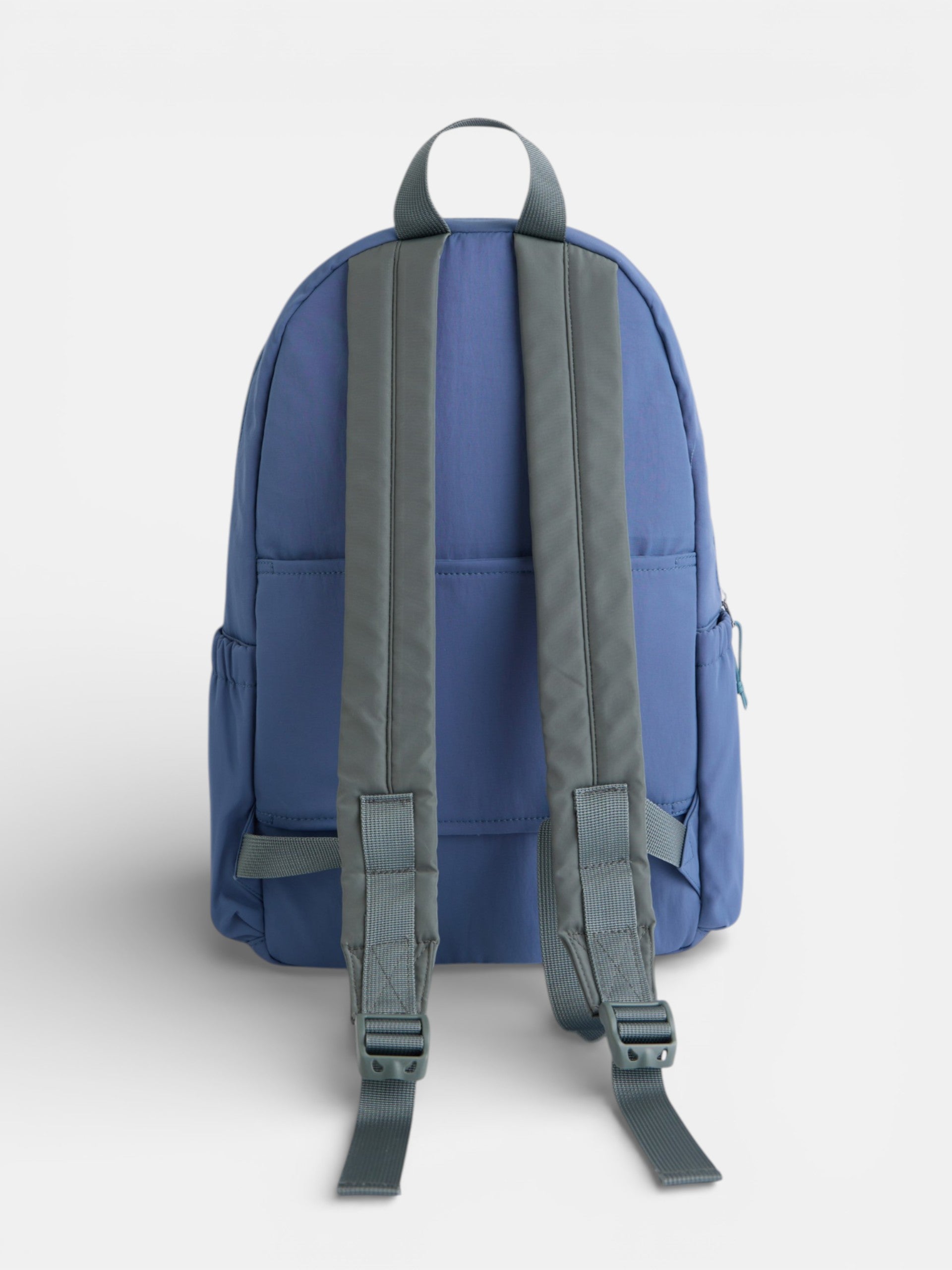 Kids backpack with zipper blue