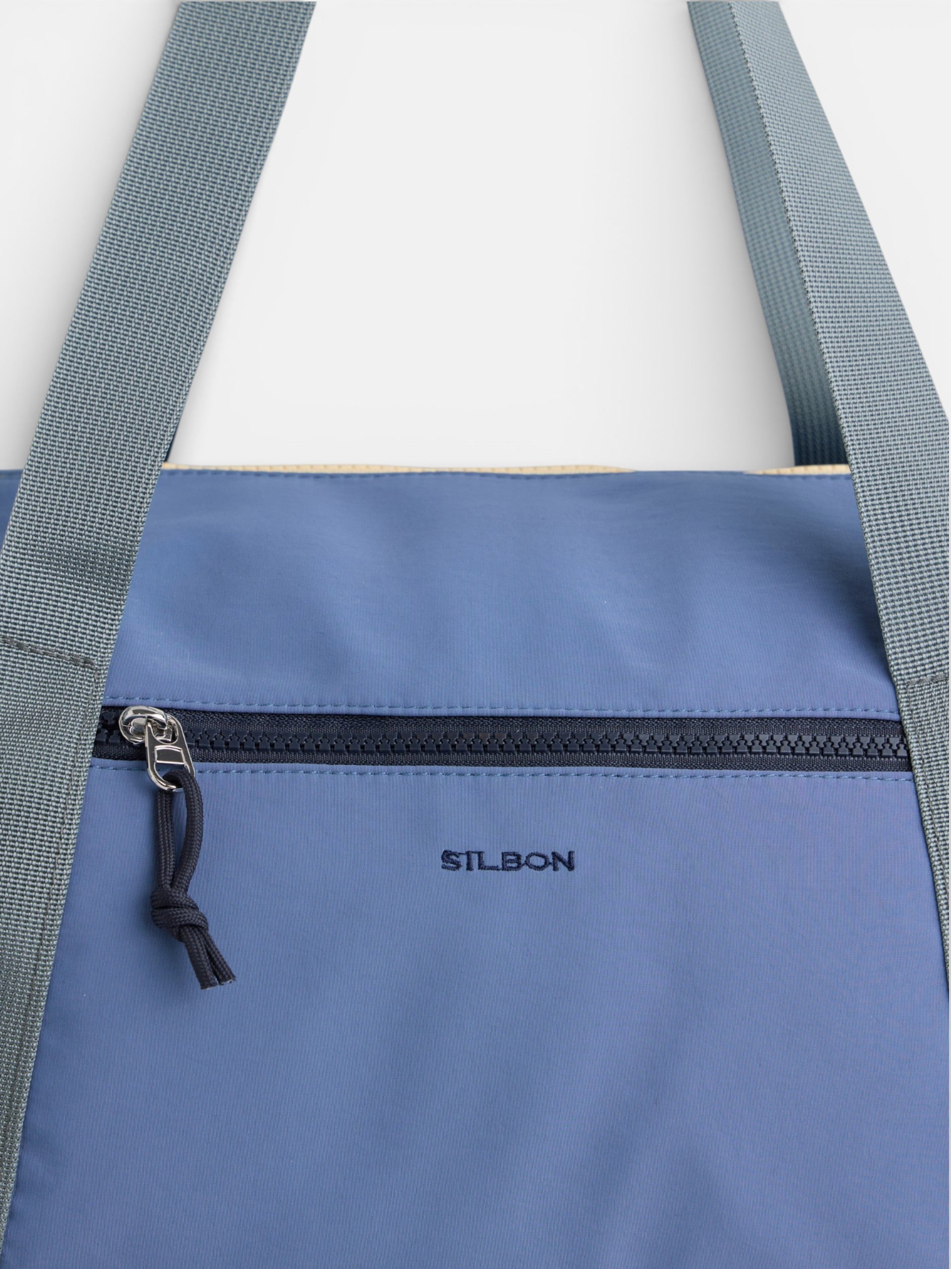 Kids zippered bag blue