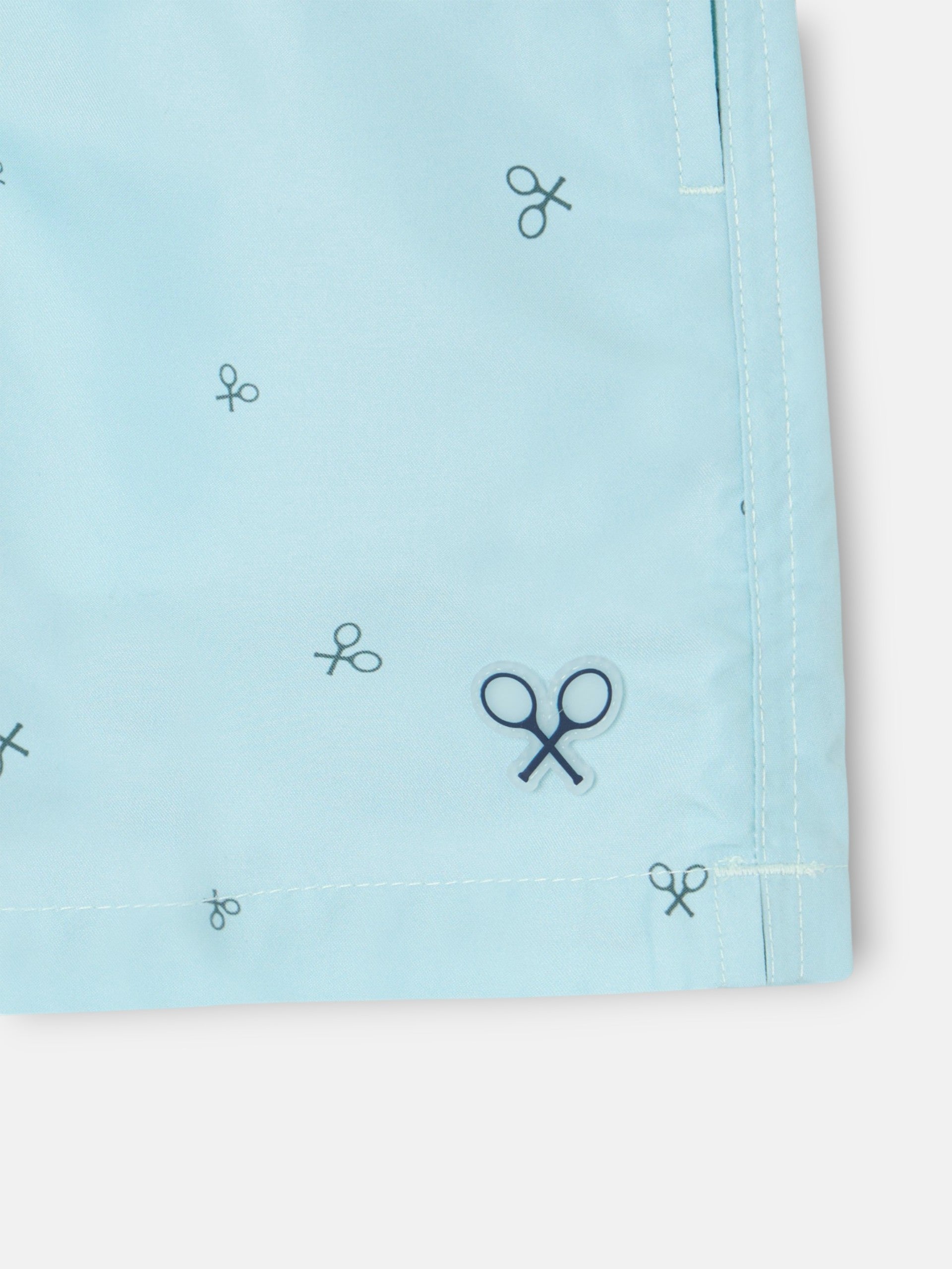 Maillot de bain multi-raquettes pour enfants, vert clair