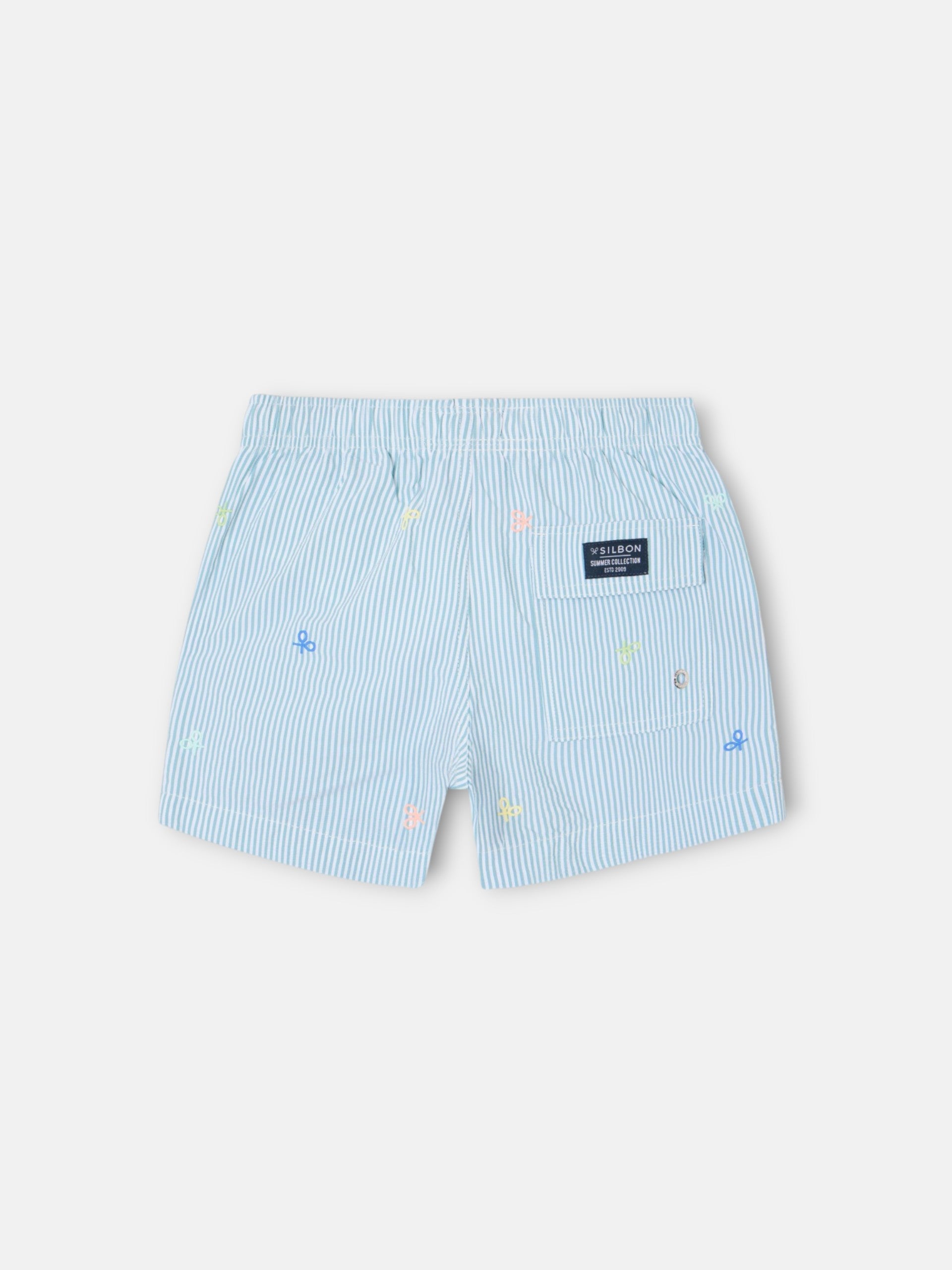 Bañador kids rayas multiraquetas verde