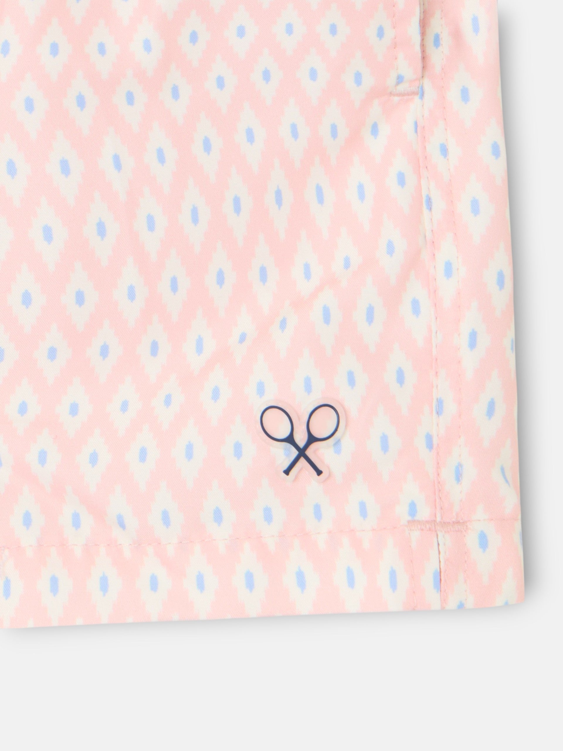 Fato de banho criança mini losangos coral