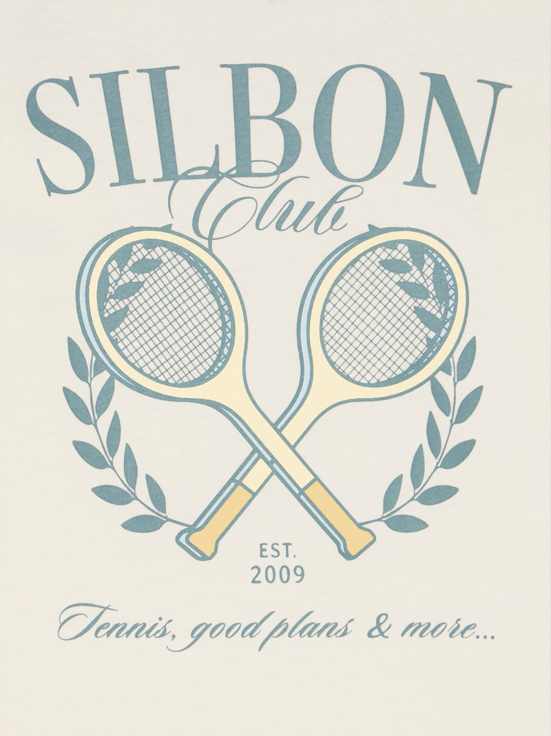 Camisola kids Silbon club creme
