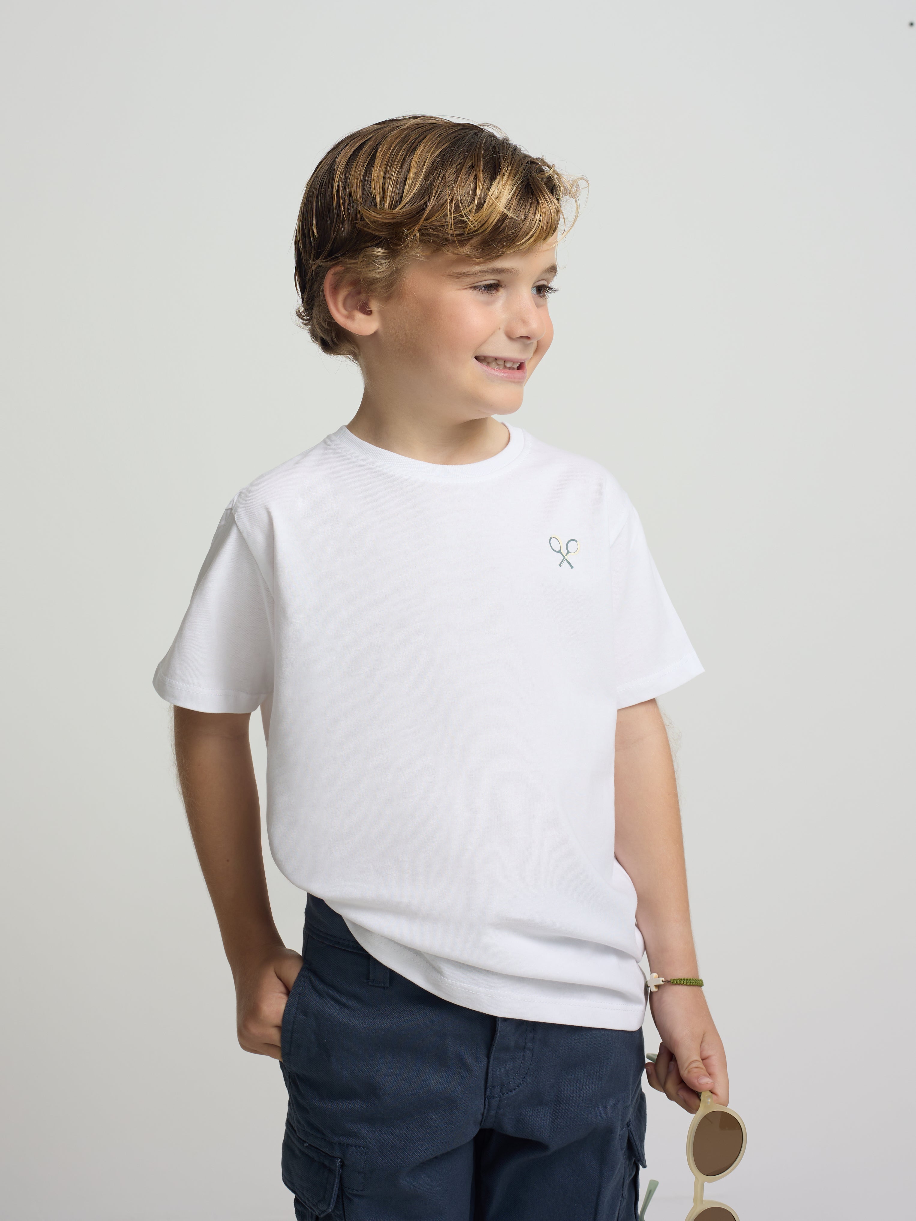 T-shirt kids Silbon Formentera branco