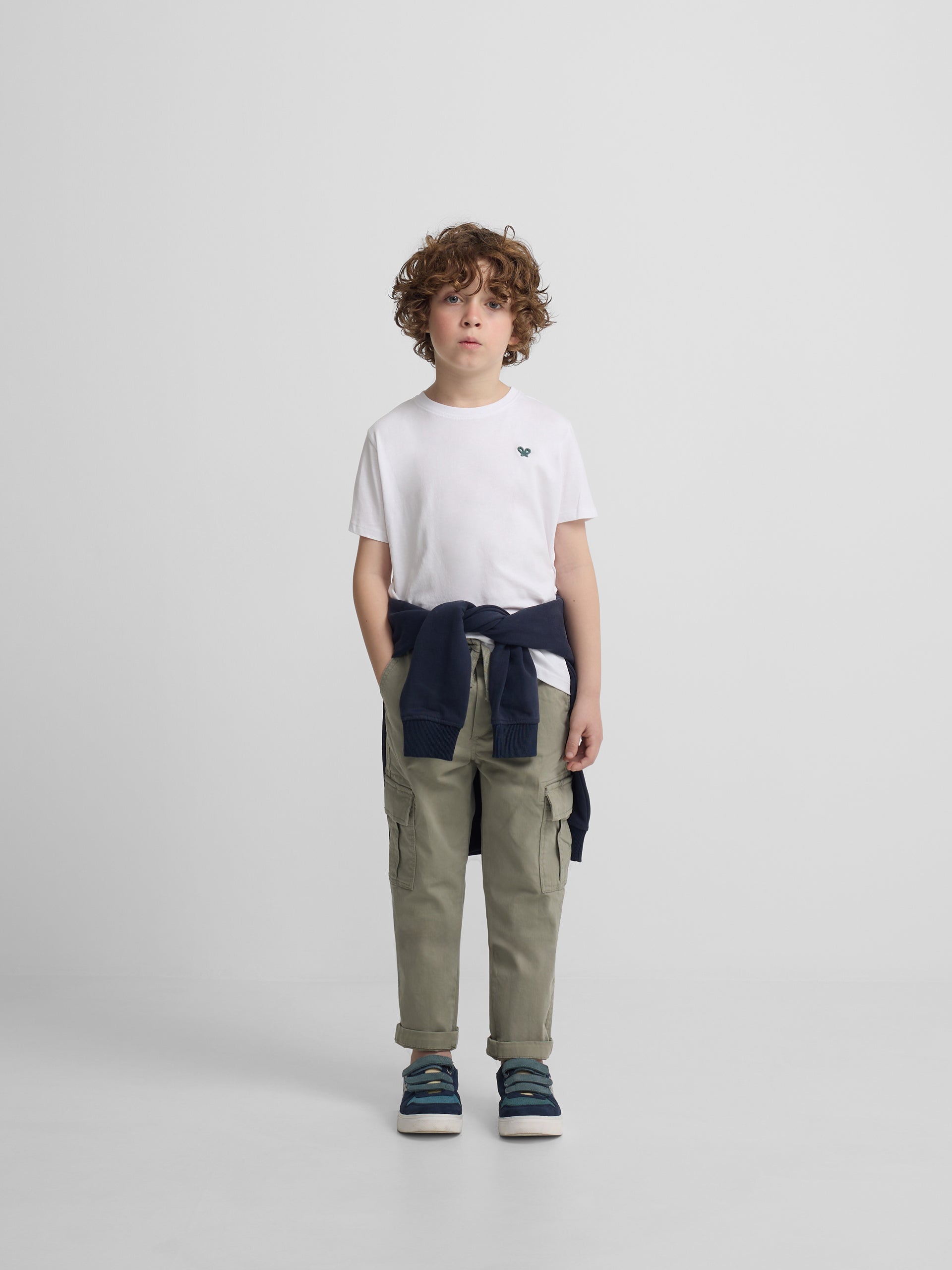 T-shirt blanc dinosaure pour enfants