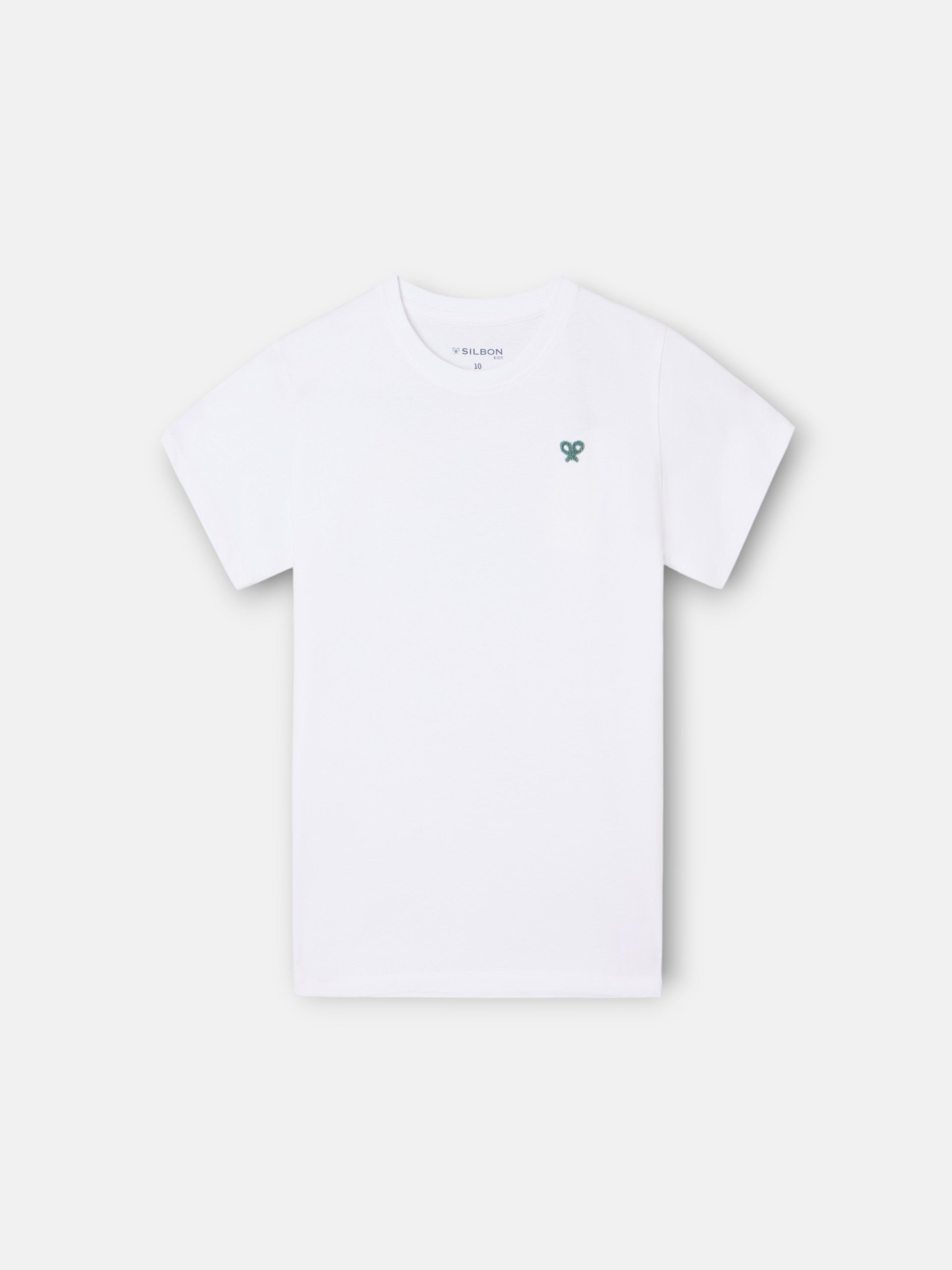 T-shirt blanc dinosaure pour enfants