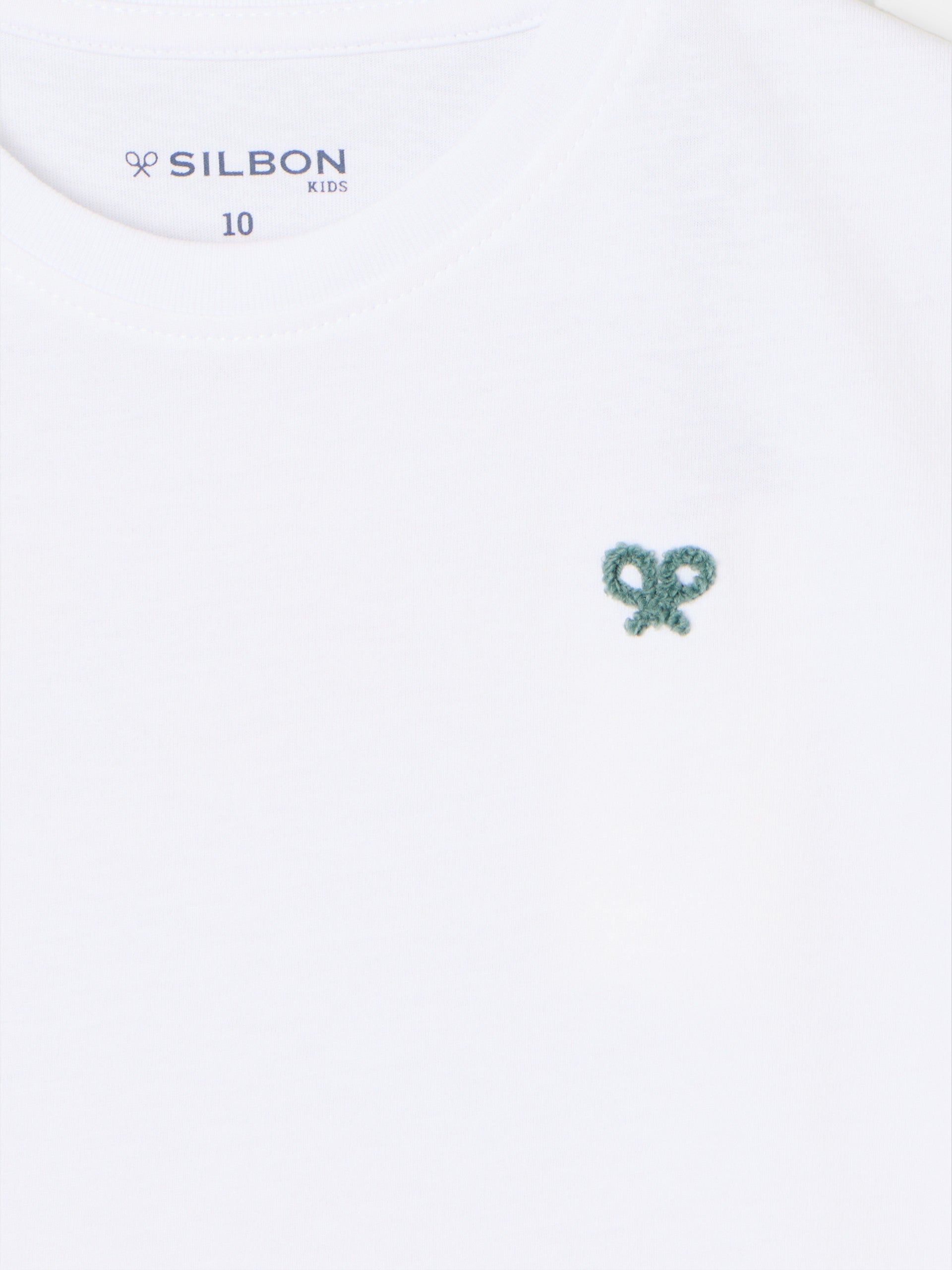 T-shirt blanc dinosaure pour enfants