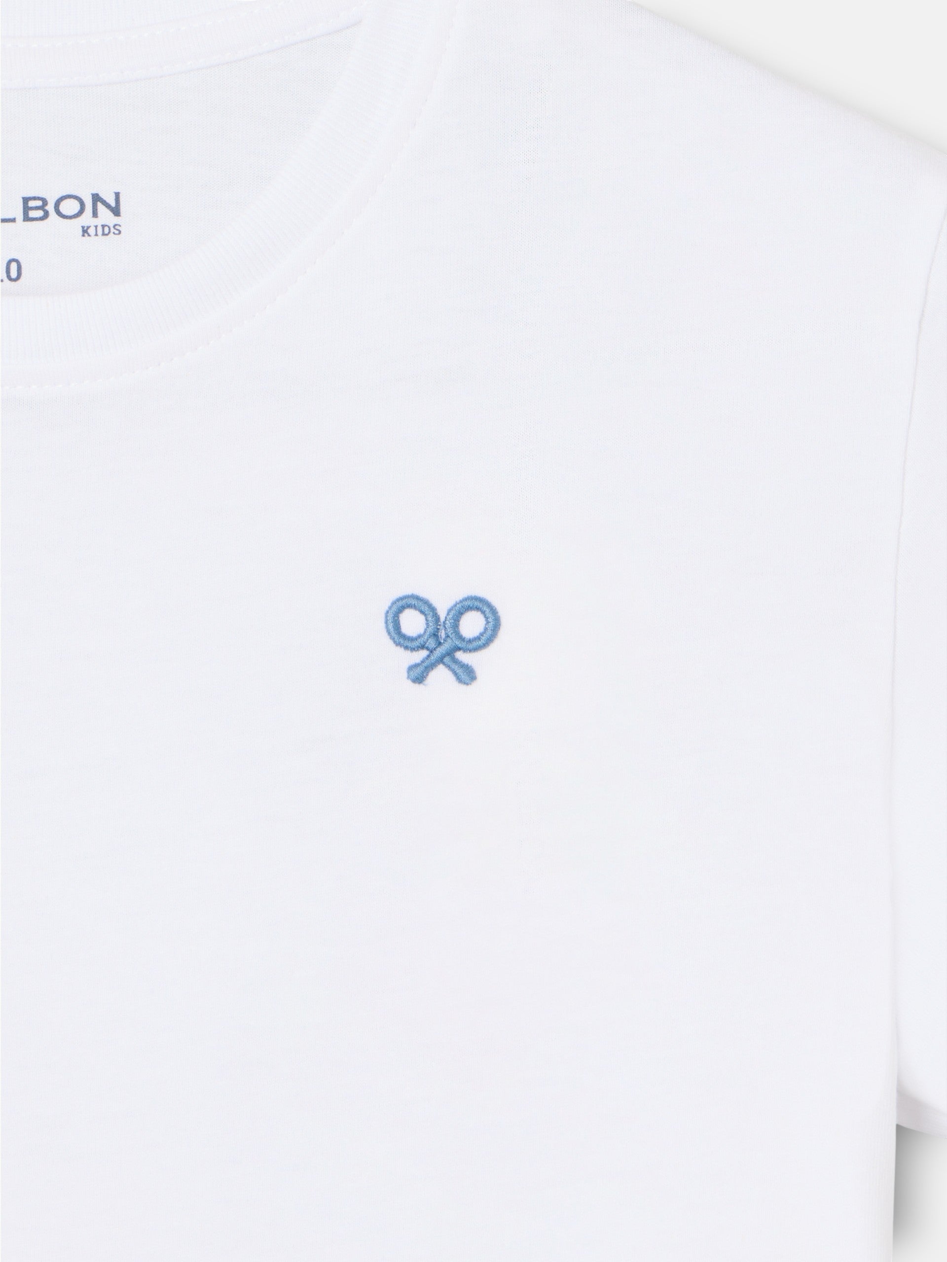 T-shirt blanc de sport d'été pour enfants