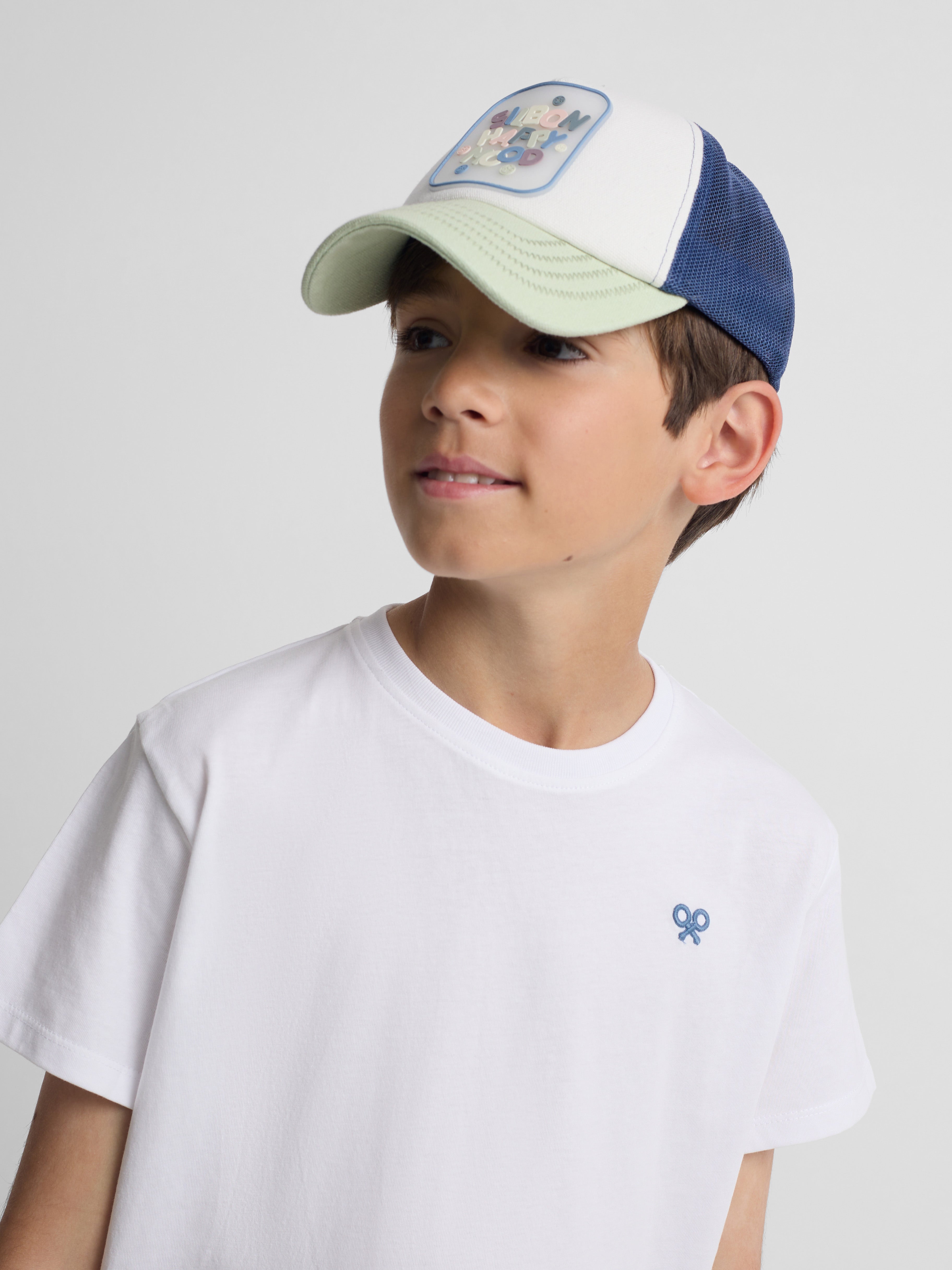 T-shirt blanc de sport d'été pour enfants