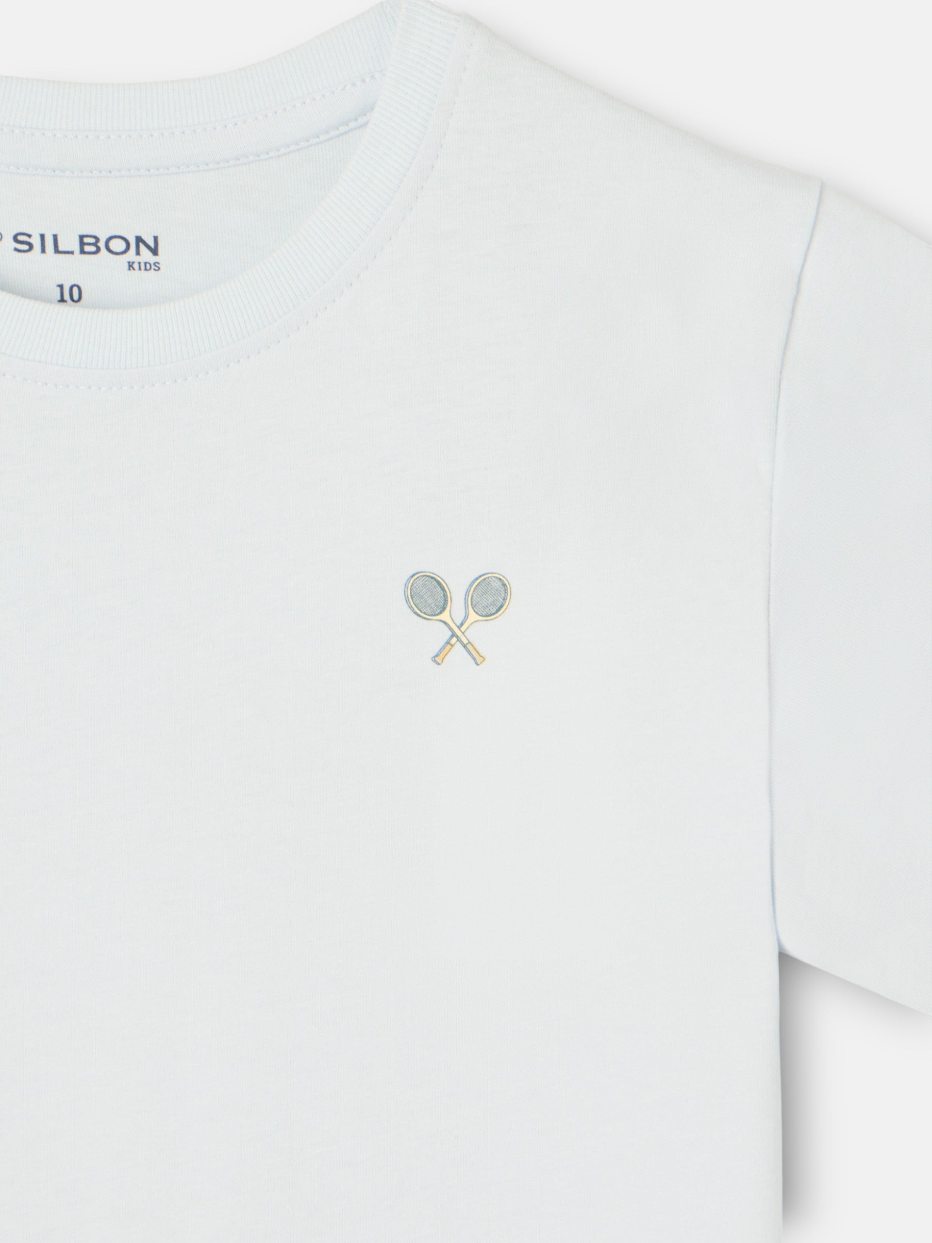 Silbon Club kids' light blue t-shirt