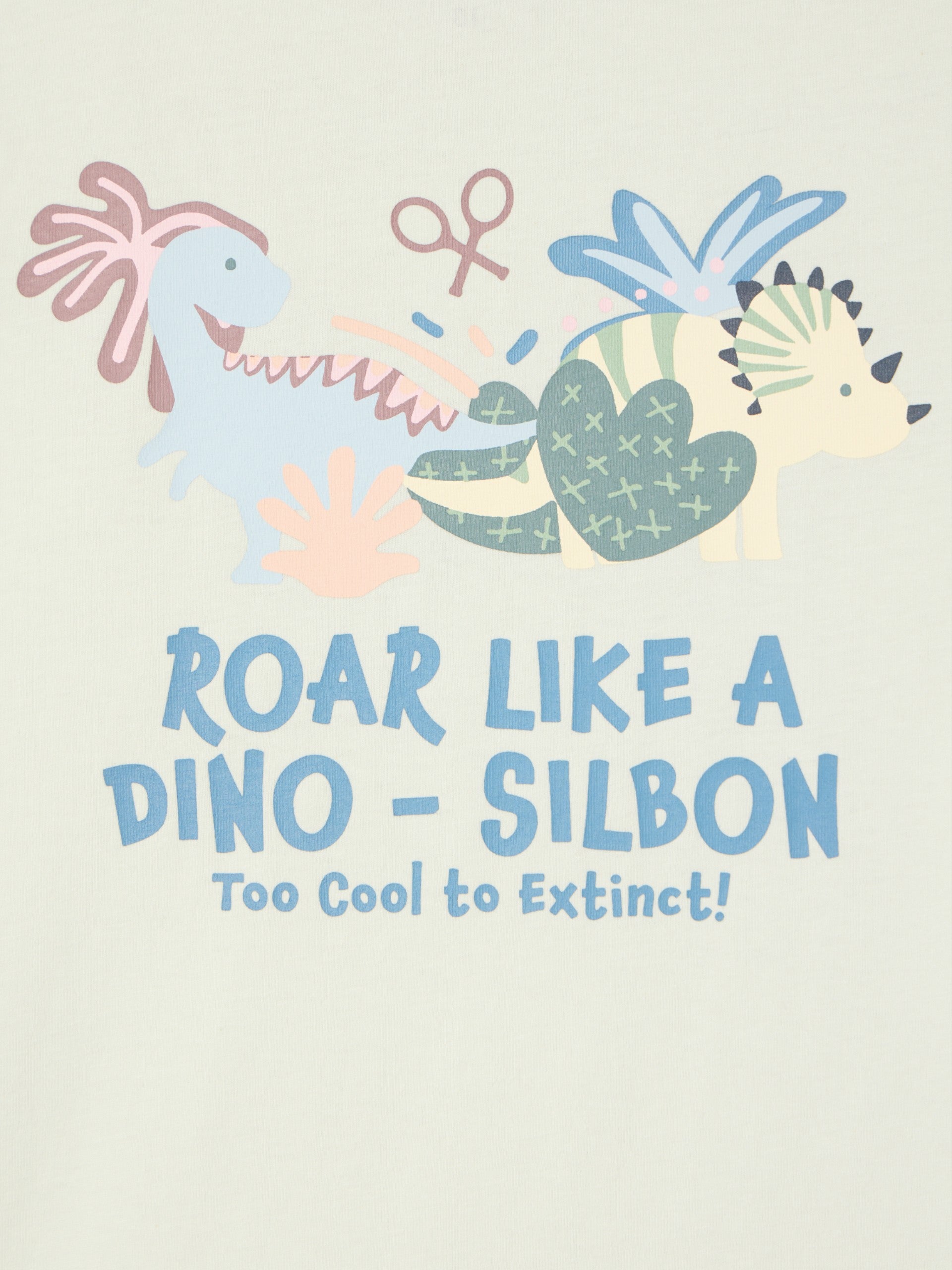 T-shirt kids dino verde claro