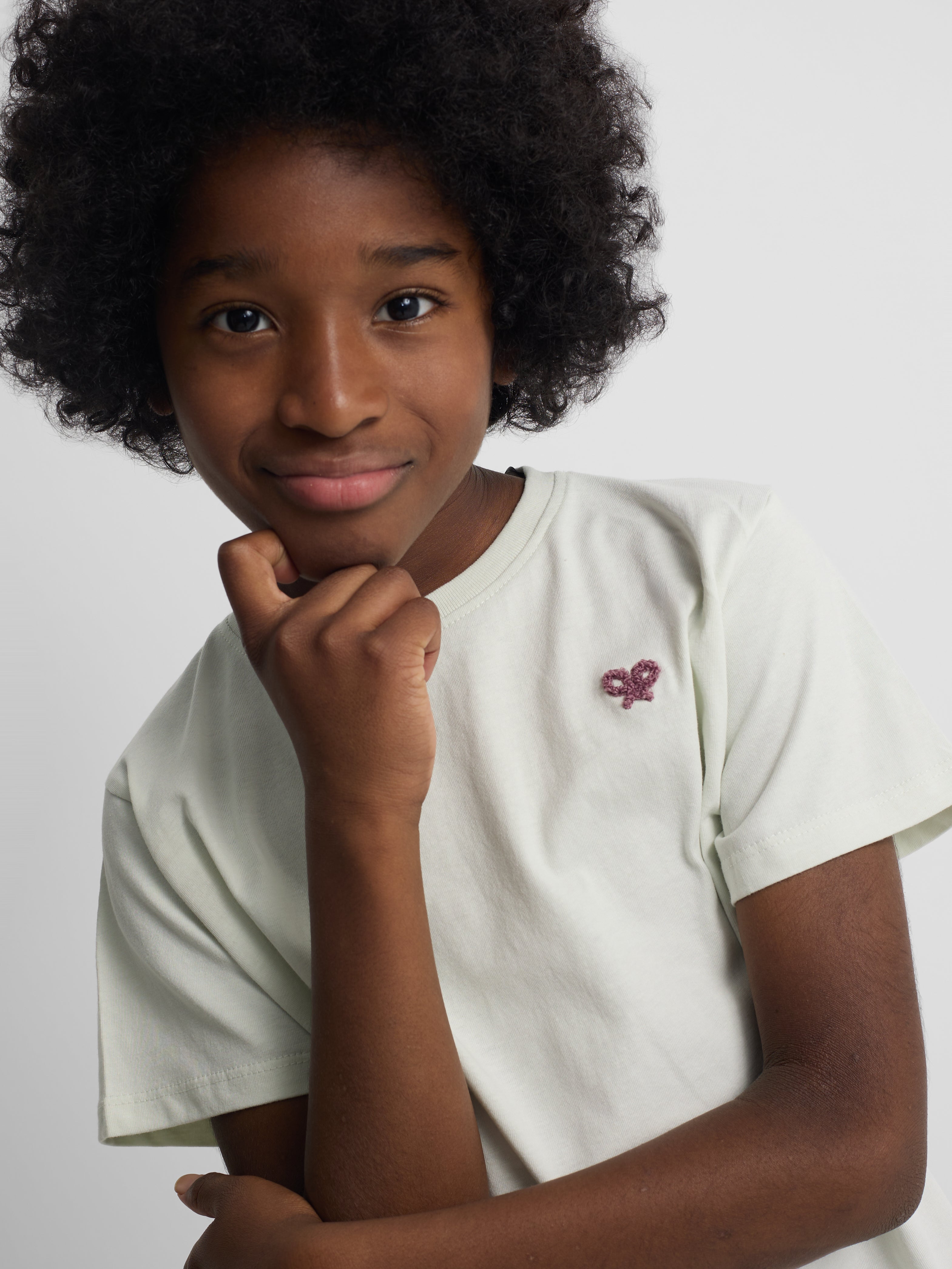 T-shirt kids dino verde claro