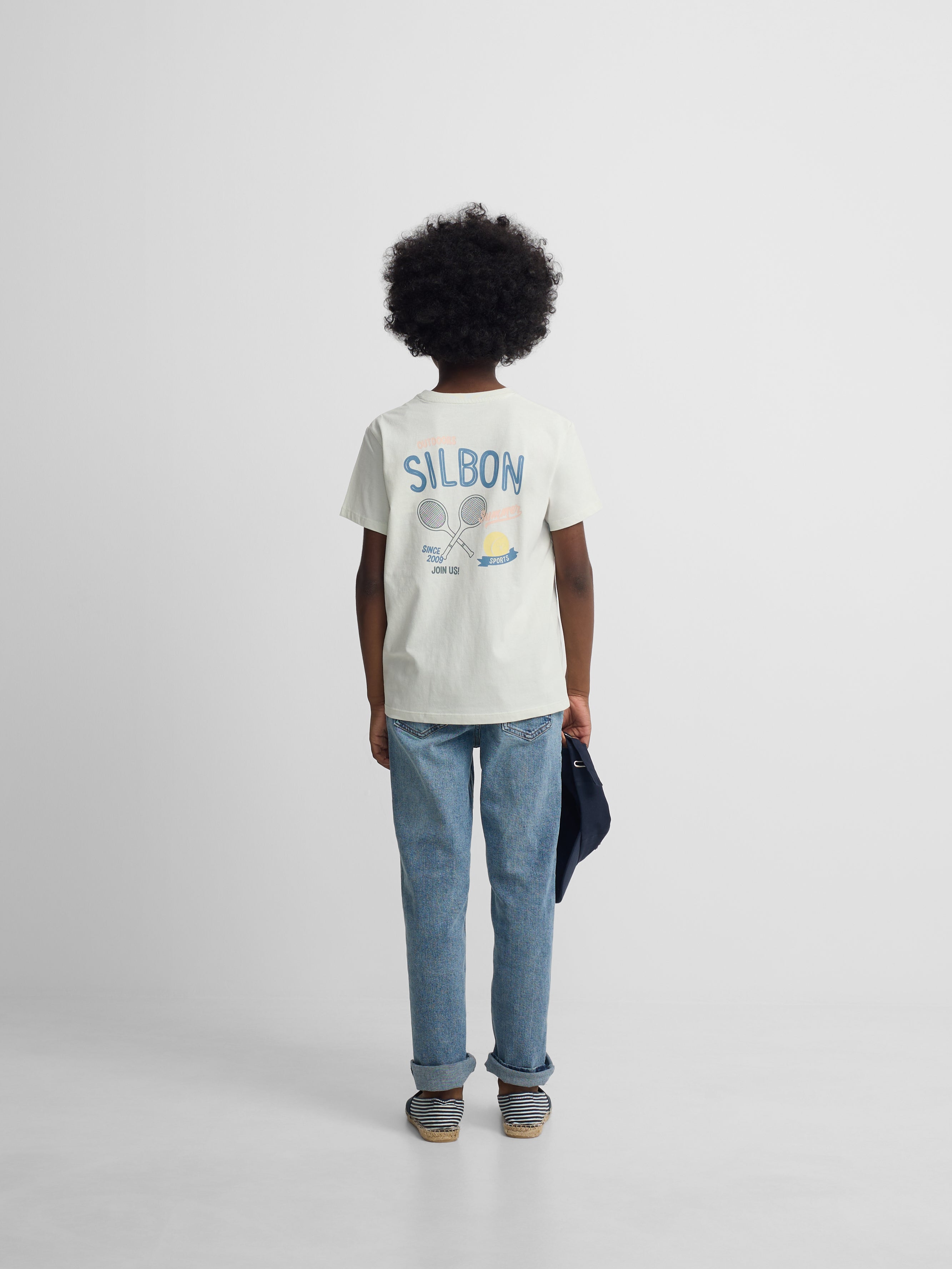 T-shirt vert clair pour enfants idéal pour le sport d'été