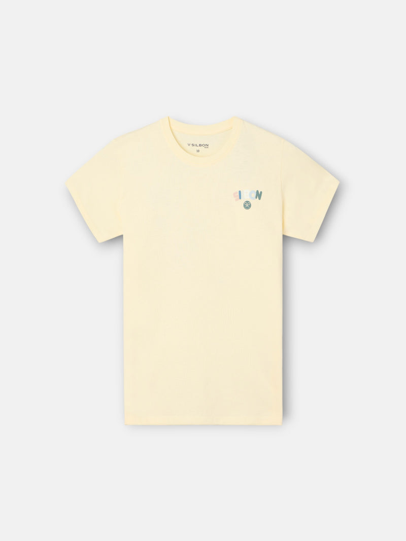 Camiseta kids happy amarillo