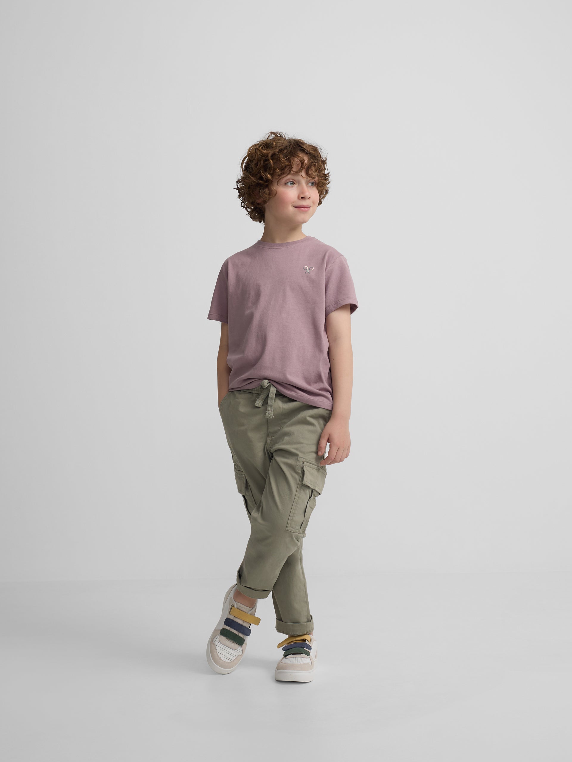 Silbon Formentera kids' burgundy t-shirt