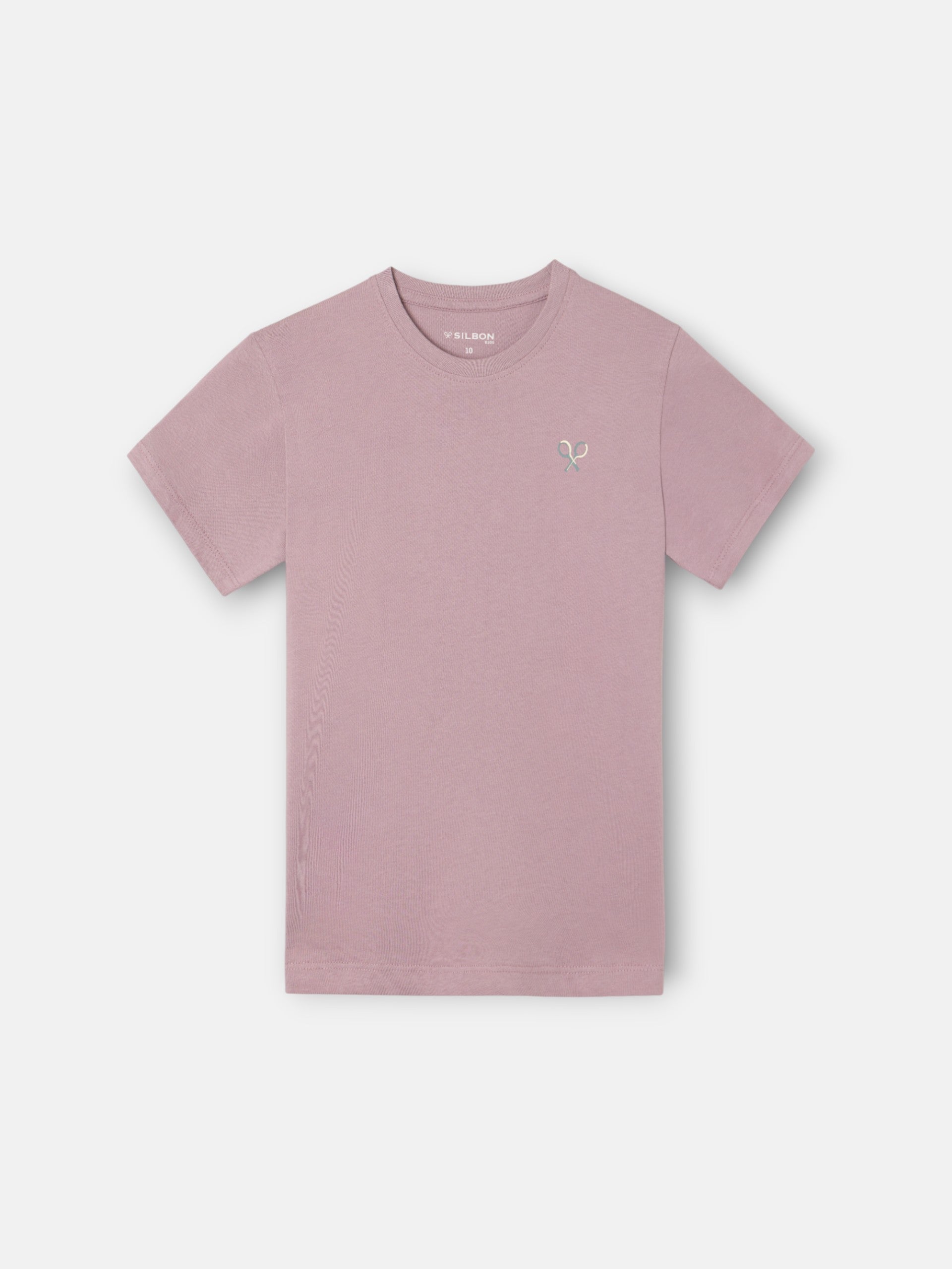 Silbon Formentera kids' burgundy t-shirt