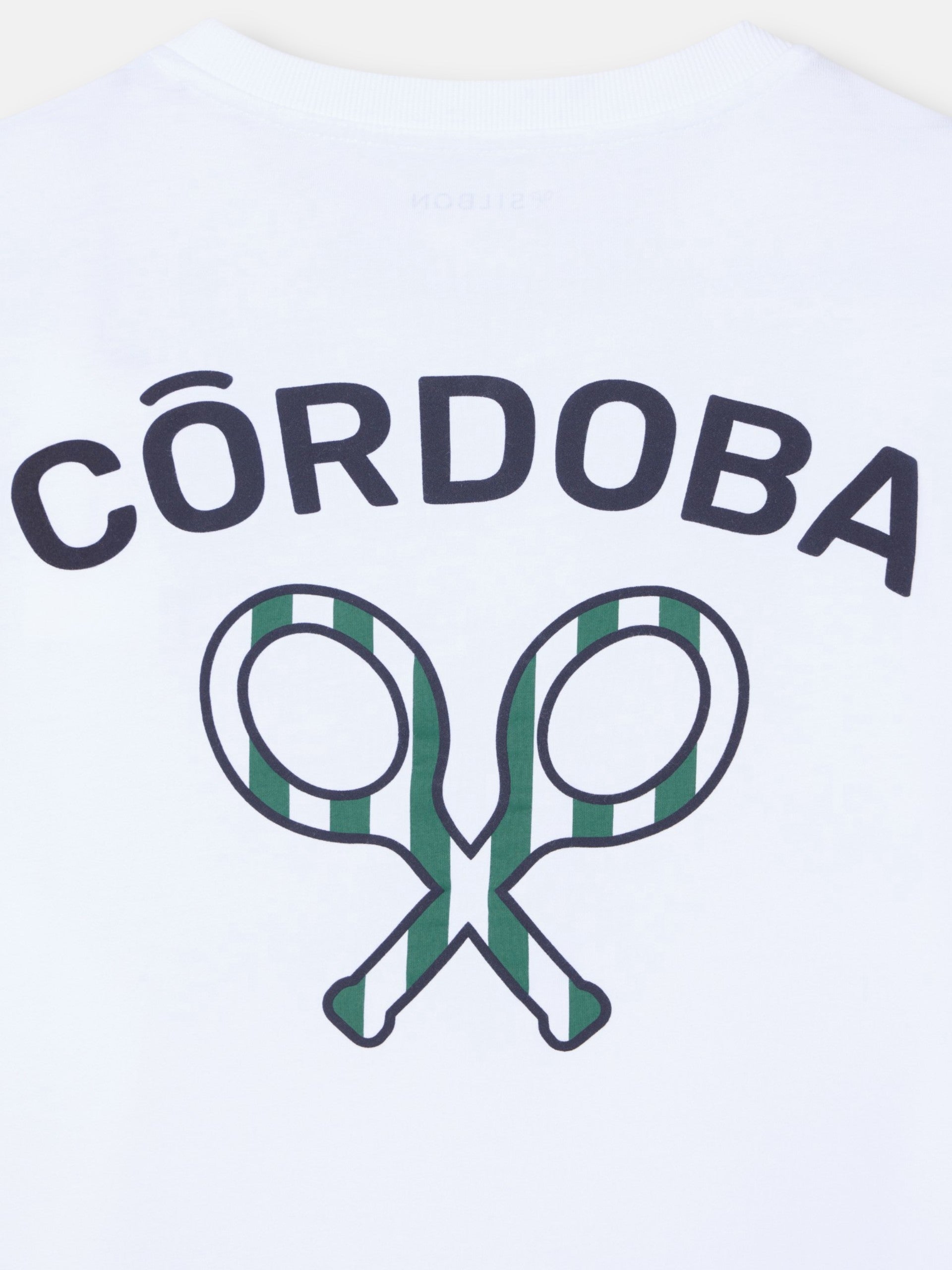 T-shirt enfant silbon CCF blanc