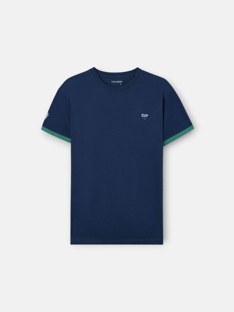Camiseta kids silbon CCF azul marino