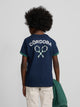 T-shirt enfant Silbon CCF bleu marine