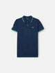 Polo enfant Silbon CCF bleu marine