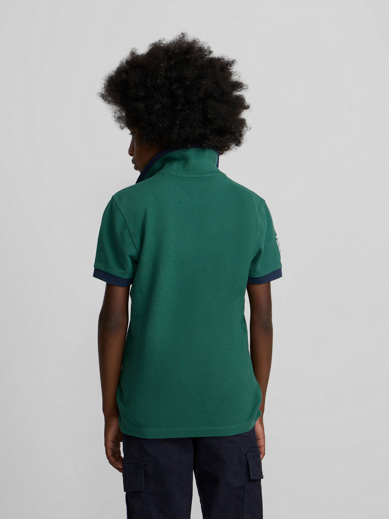 Polo criança Silbon CCF verde