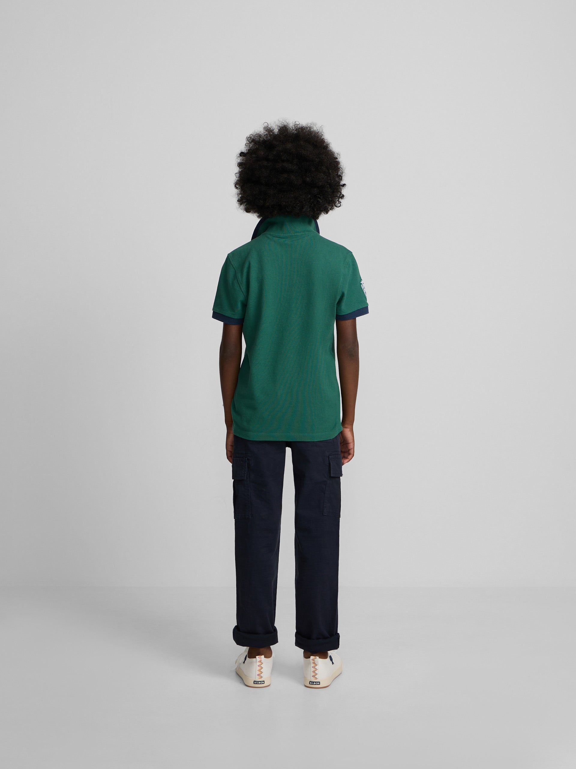 Polo enfant Silbon CCF vert