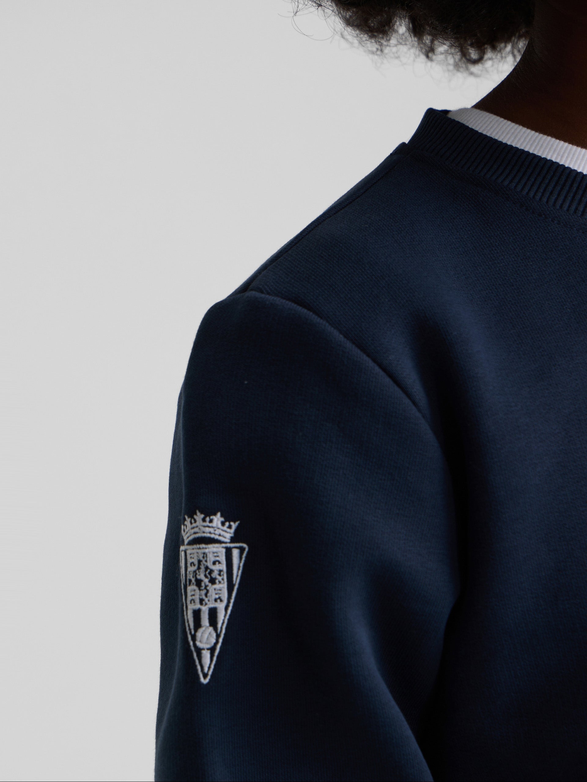 Sweat-shirt enfant Silbon CCF bleu marine