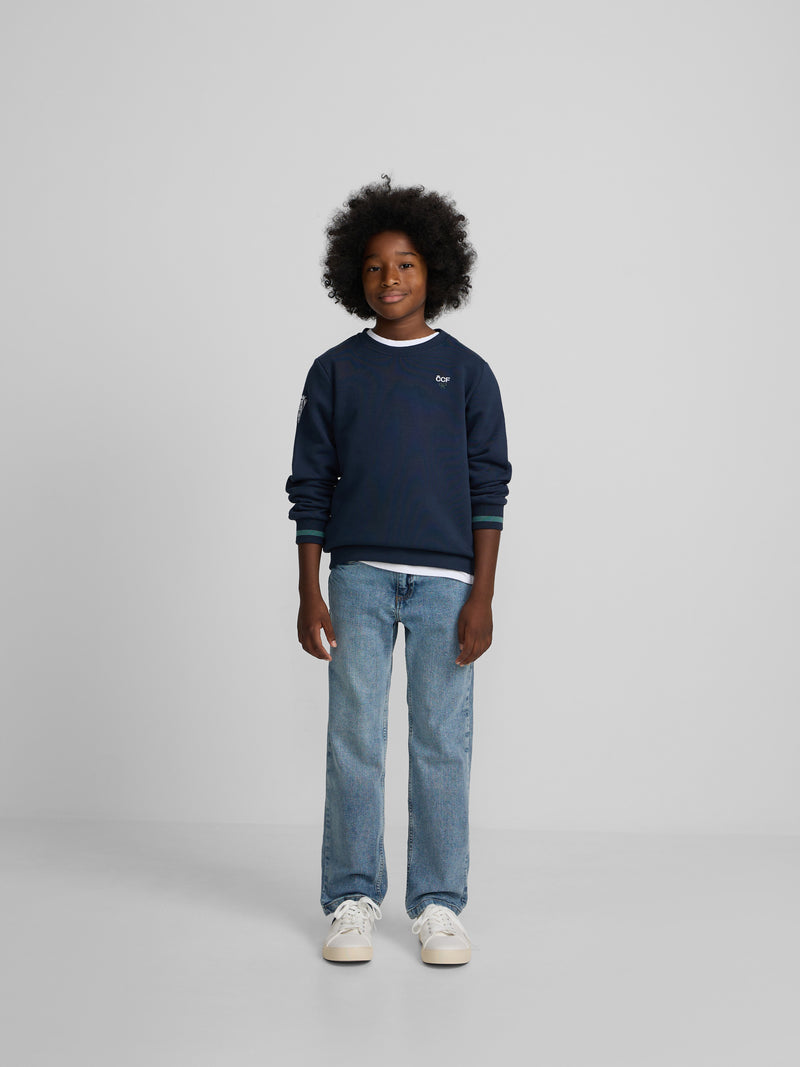 Sweat-shirt enfant Silbon CCF bleu marine