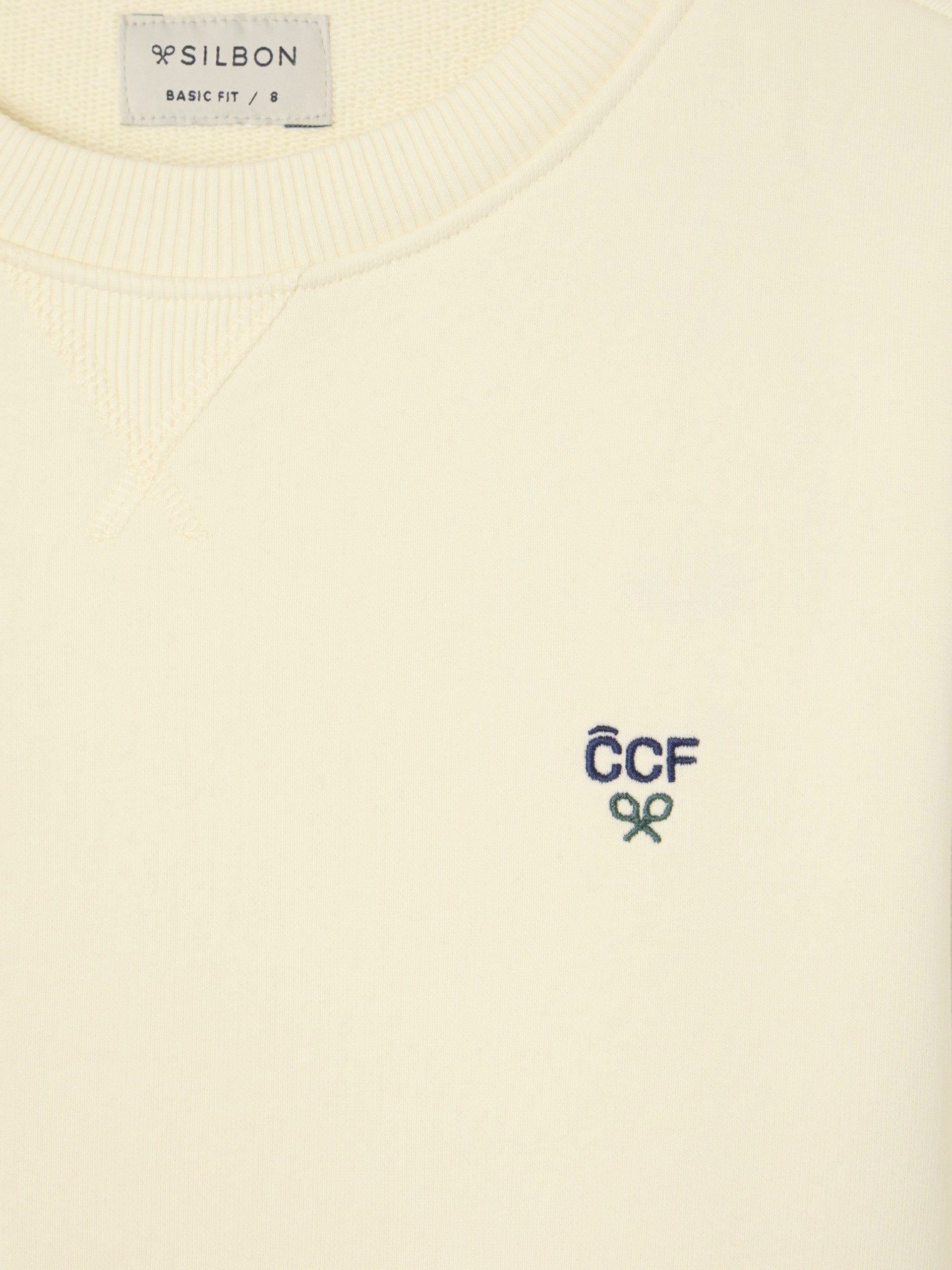 Sweat-shirt enfant Silbon CCF crème