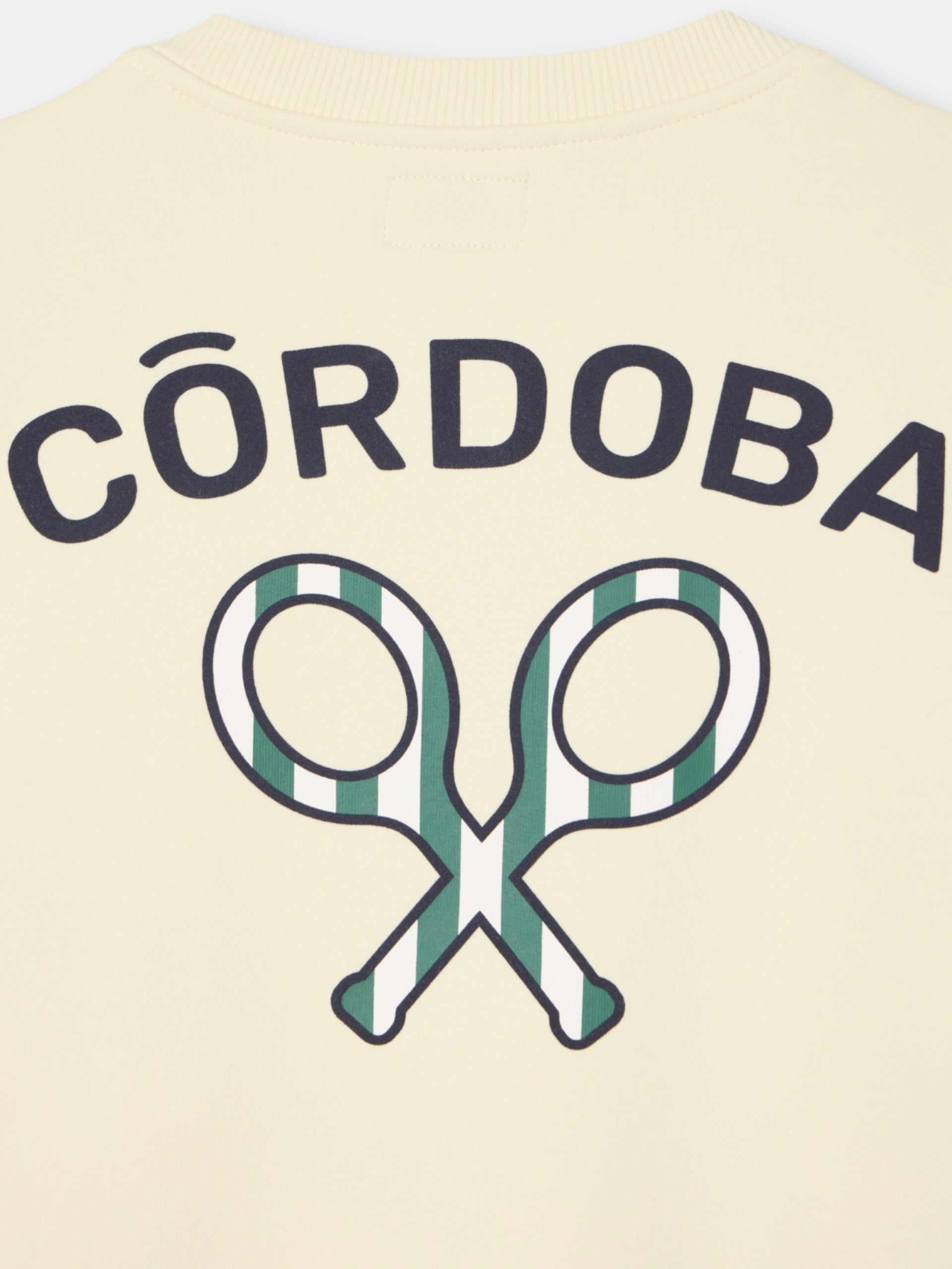 Sweat-shirt enfant Silbon CCF crème