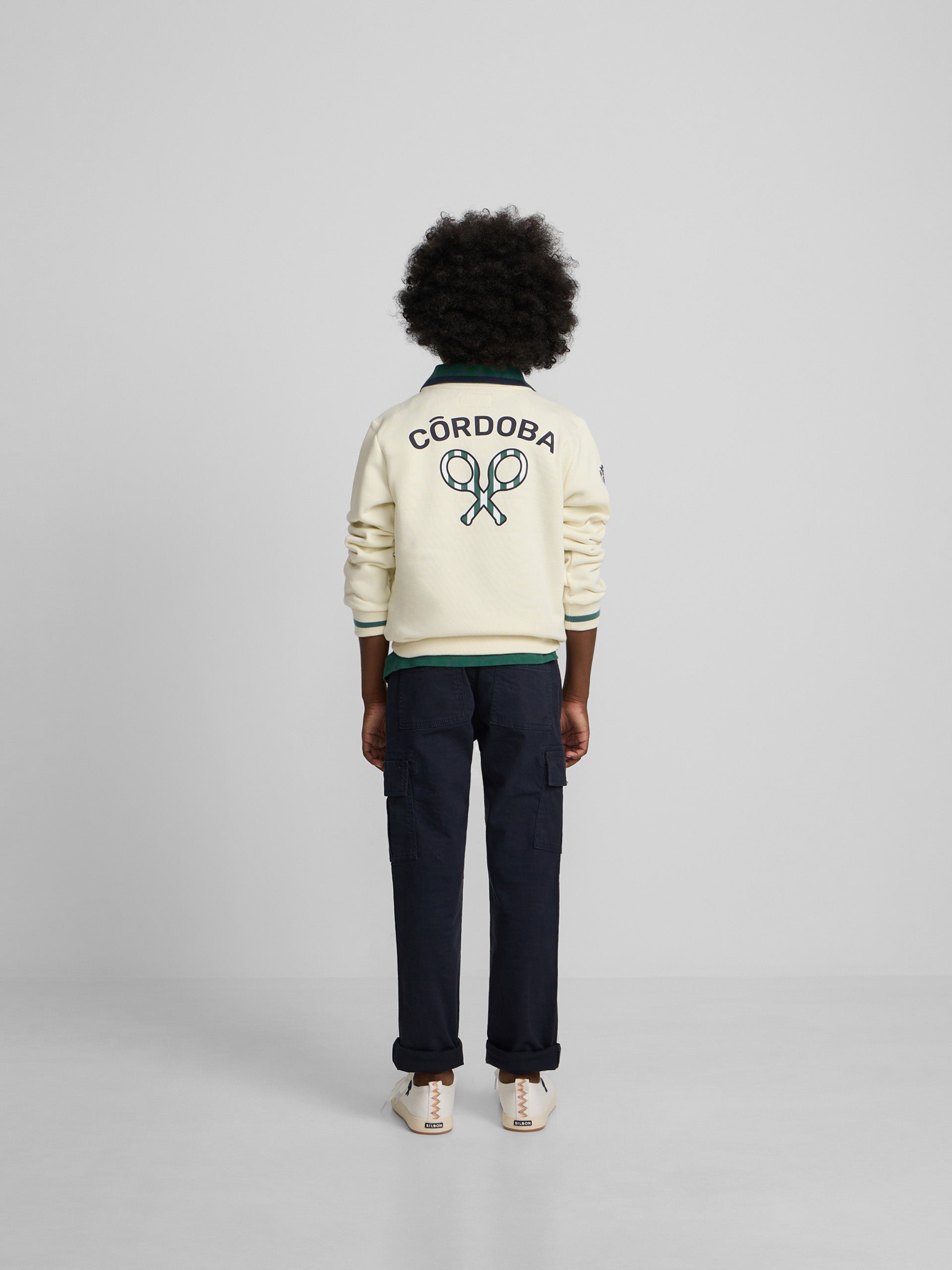 Sweat-shirt enfant Silbon CCF crème