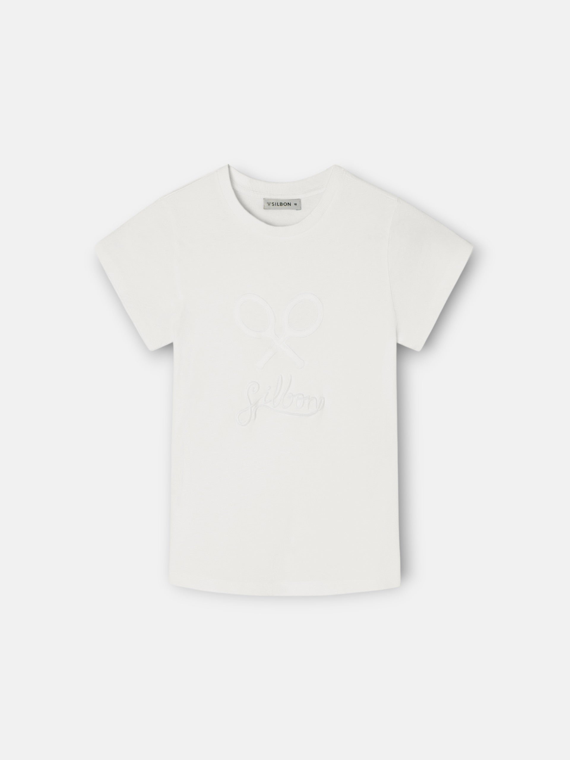 Camisola clássica branca para menina