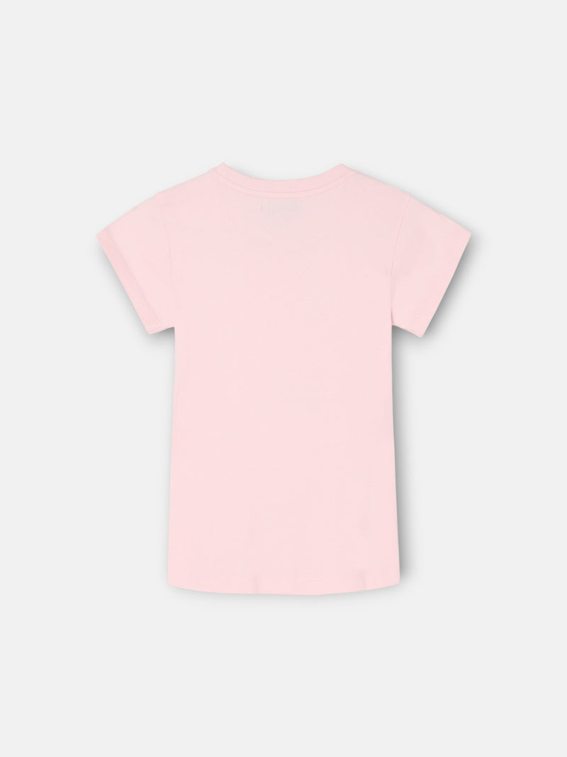 Camiseta girl clasica rosa