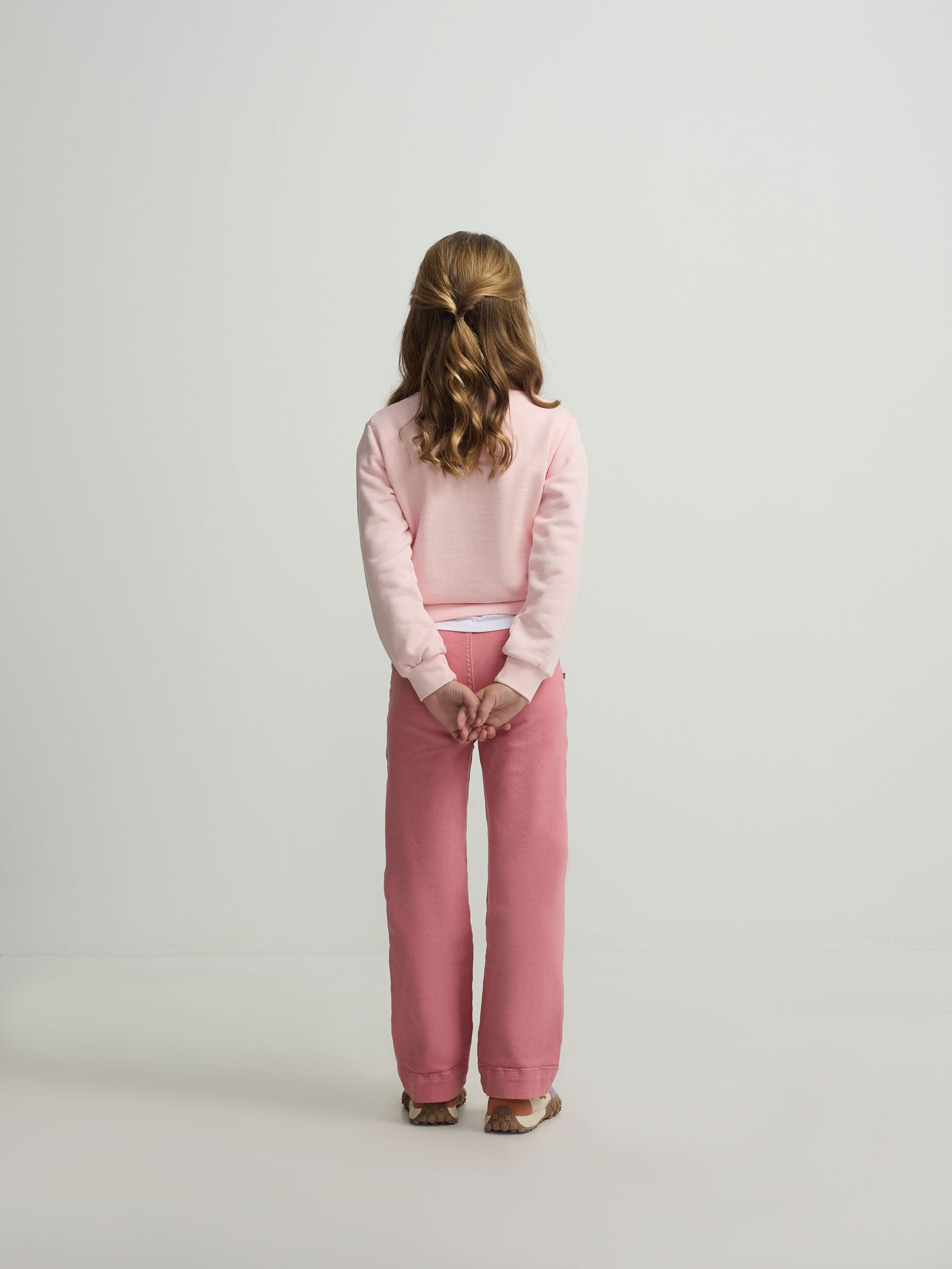 Pink girl smile sweatshirt