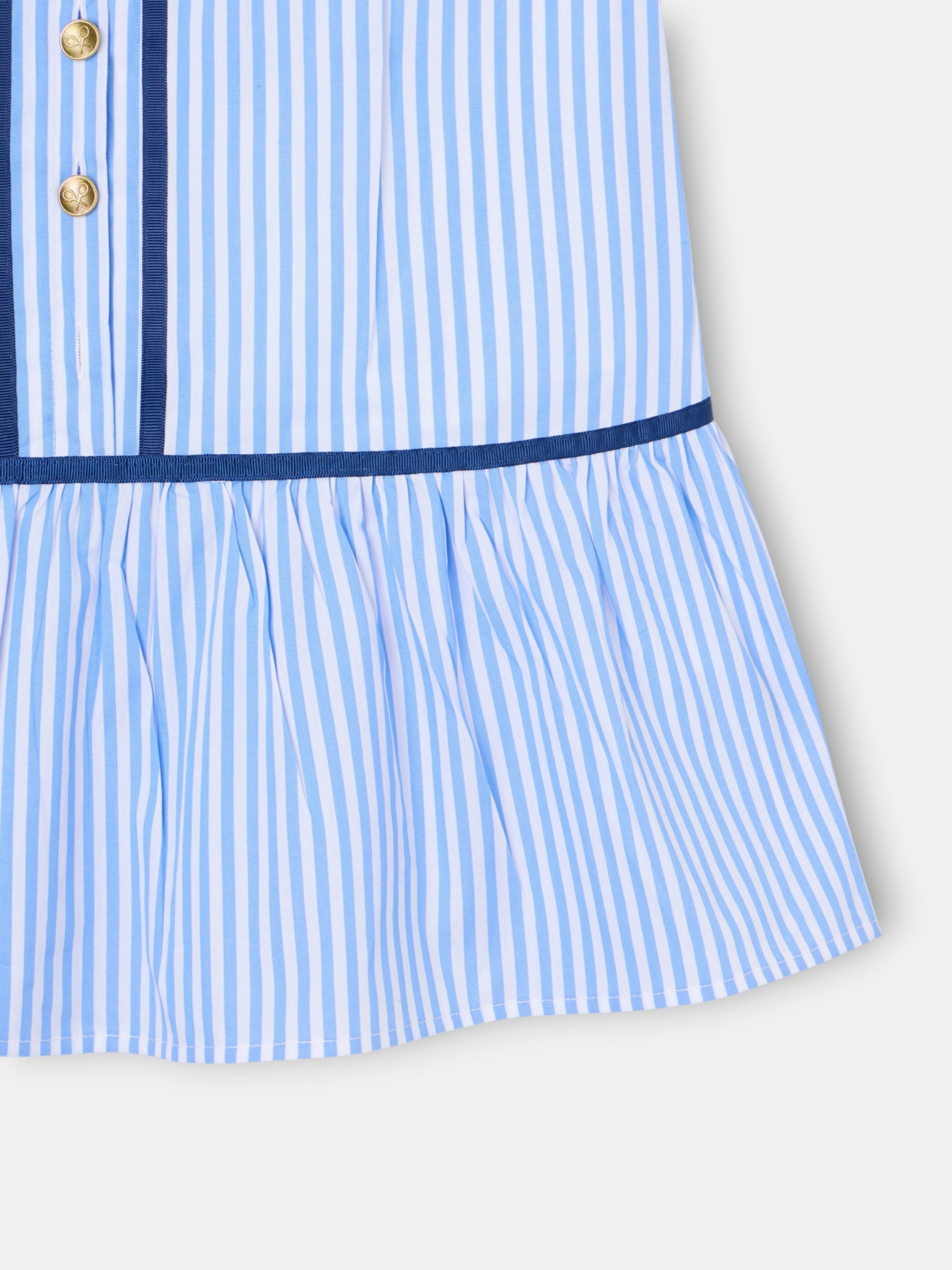 Vestido girl marinero rayas azules