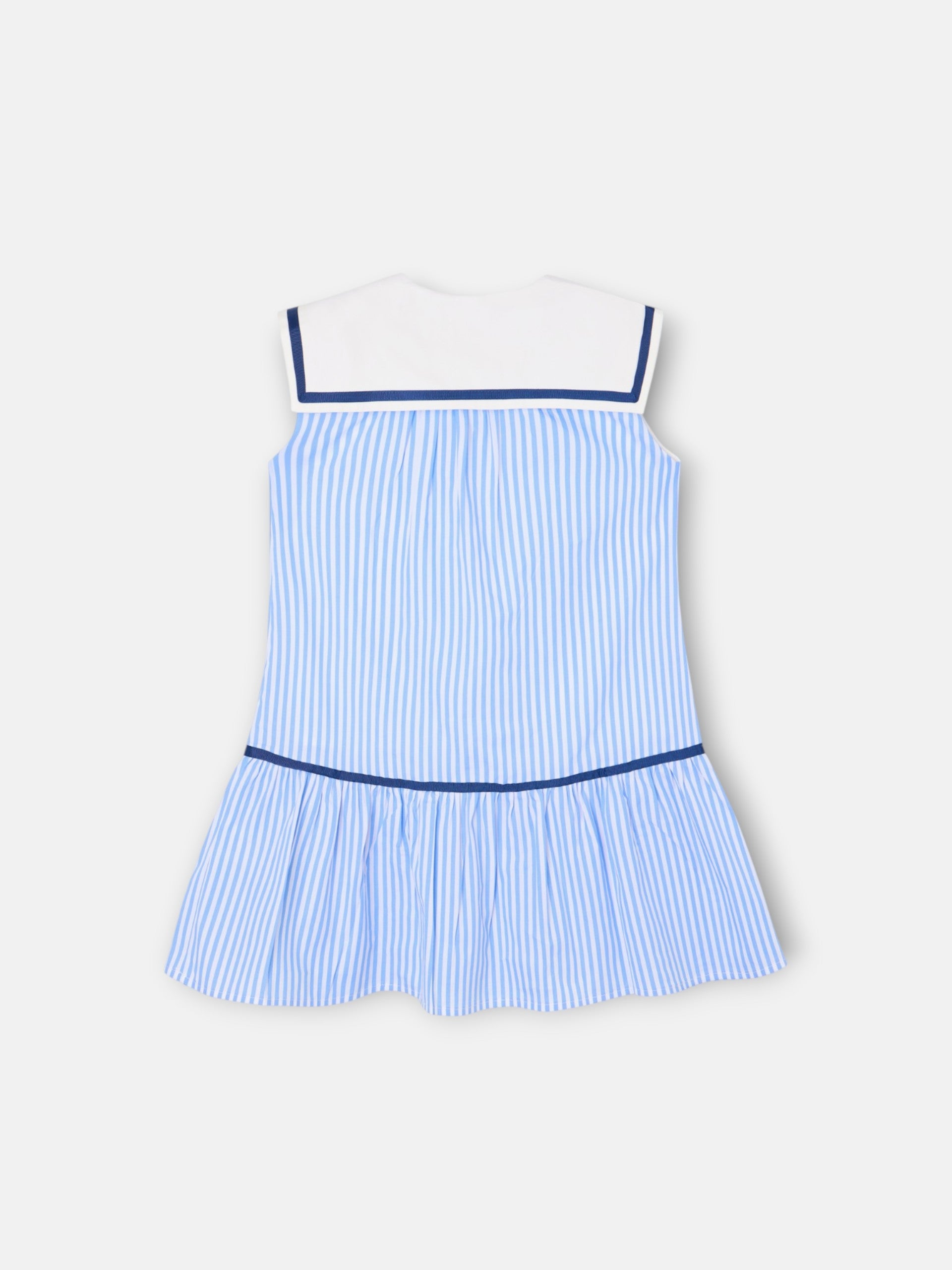 Vestido girl marinero rayas azules