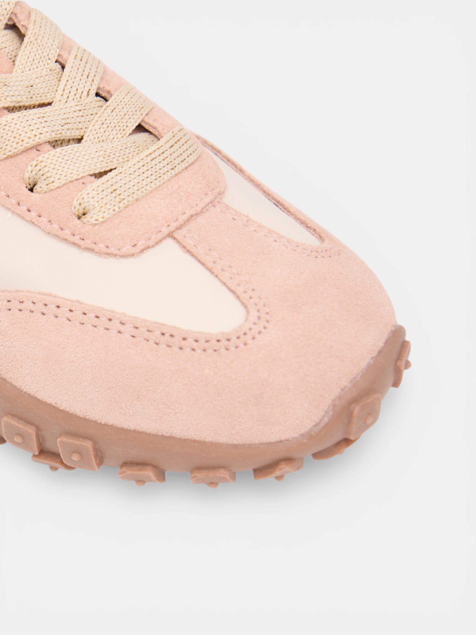 Zapatilla girl running morada y naranja