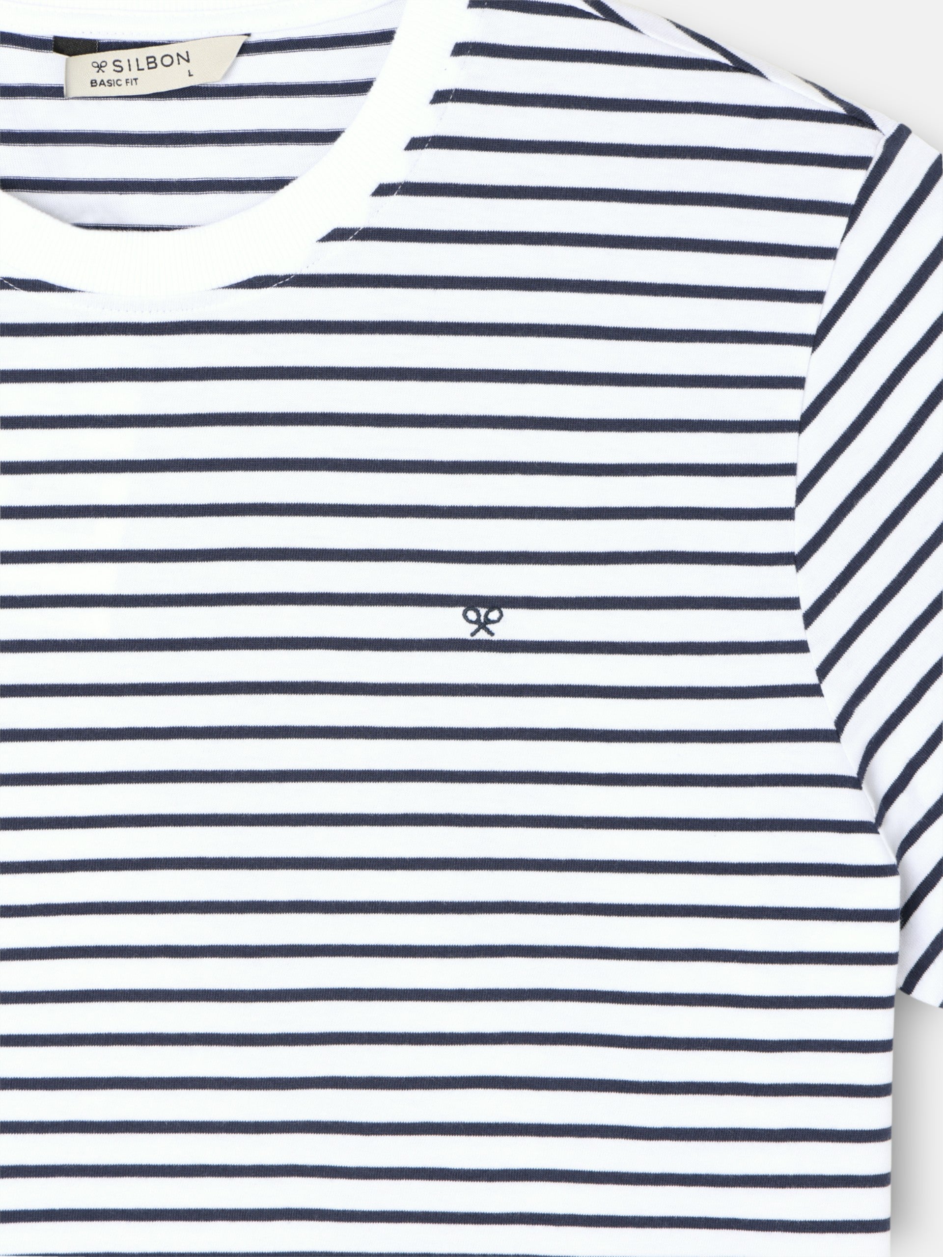 T-shirt à fines rayures Cream Cruise