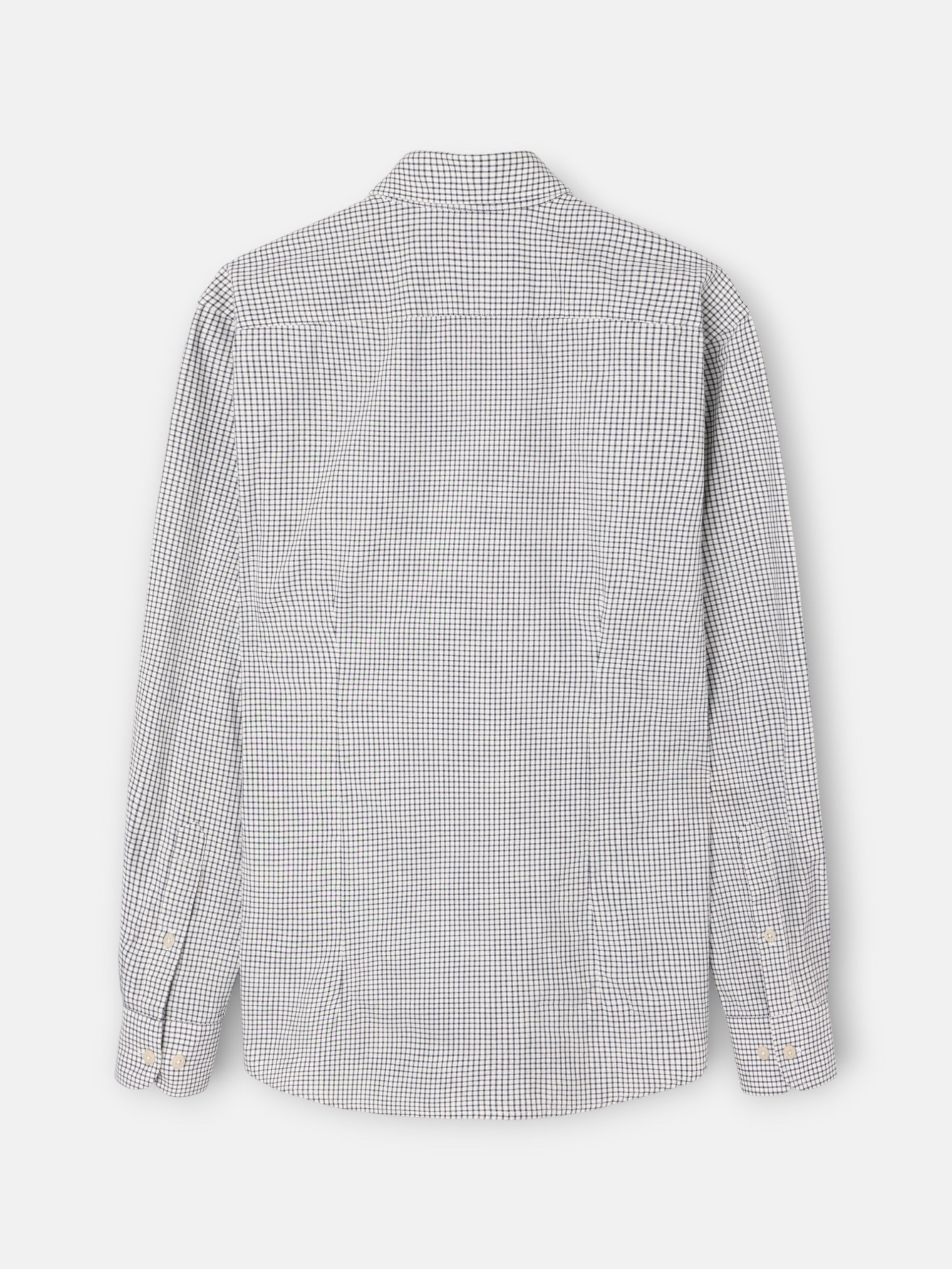 Camisa bolsos xadrez cruise azul-marinho