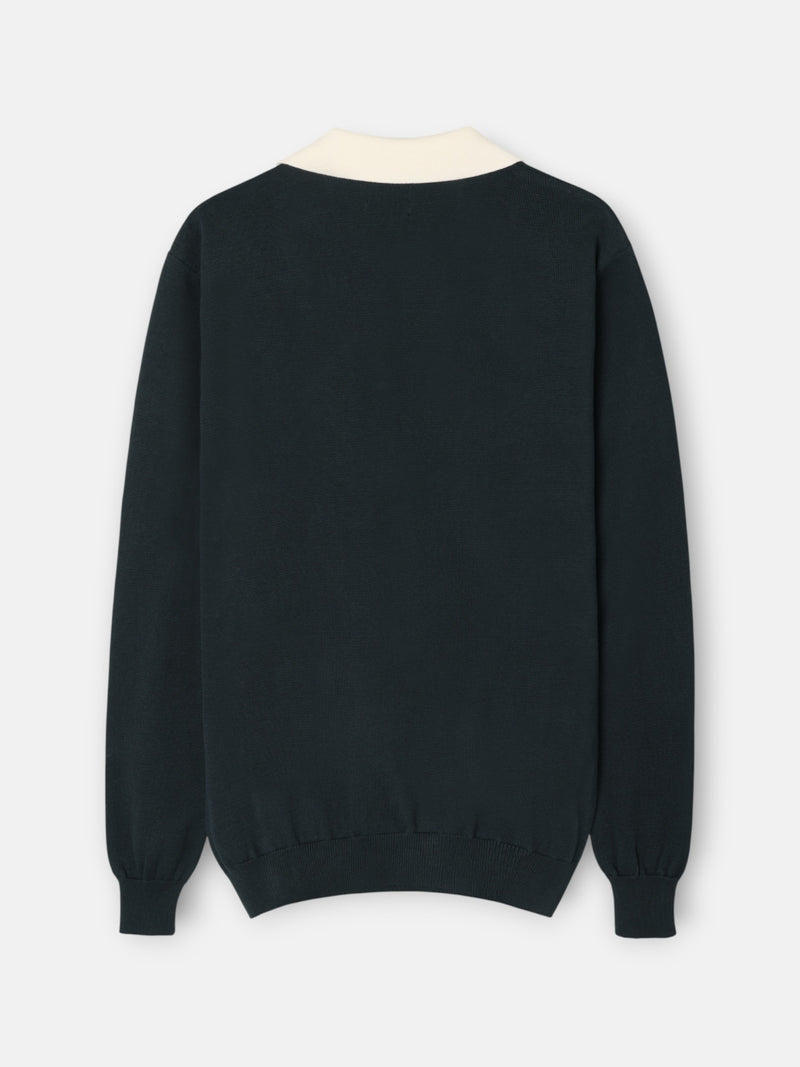Jersey cuello polo cruise verde