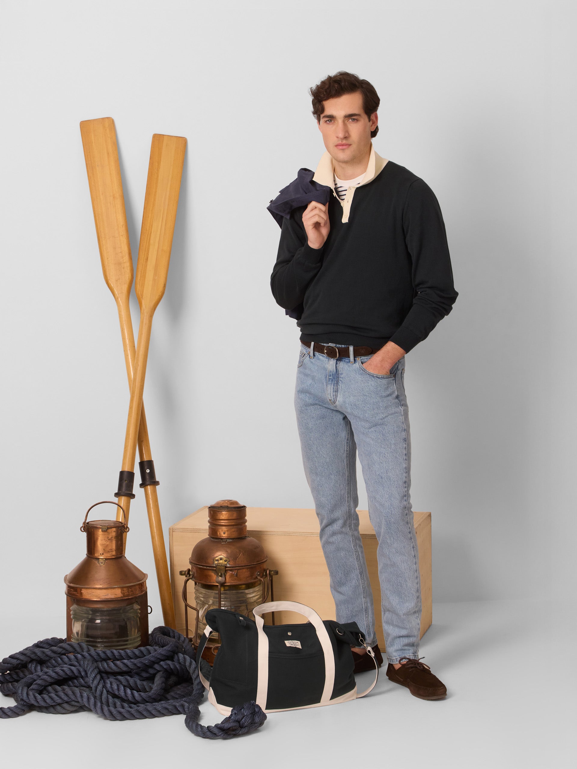 Jersey cuello polo cruise verde