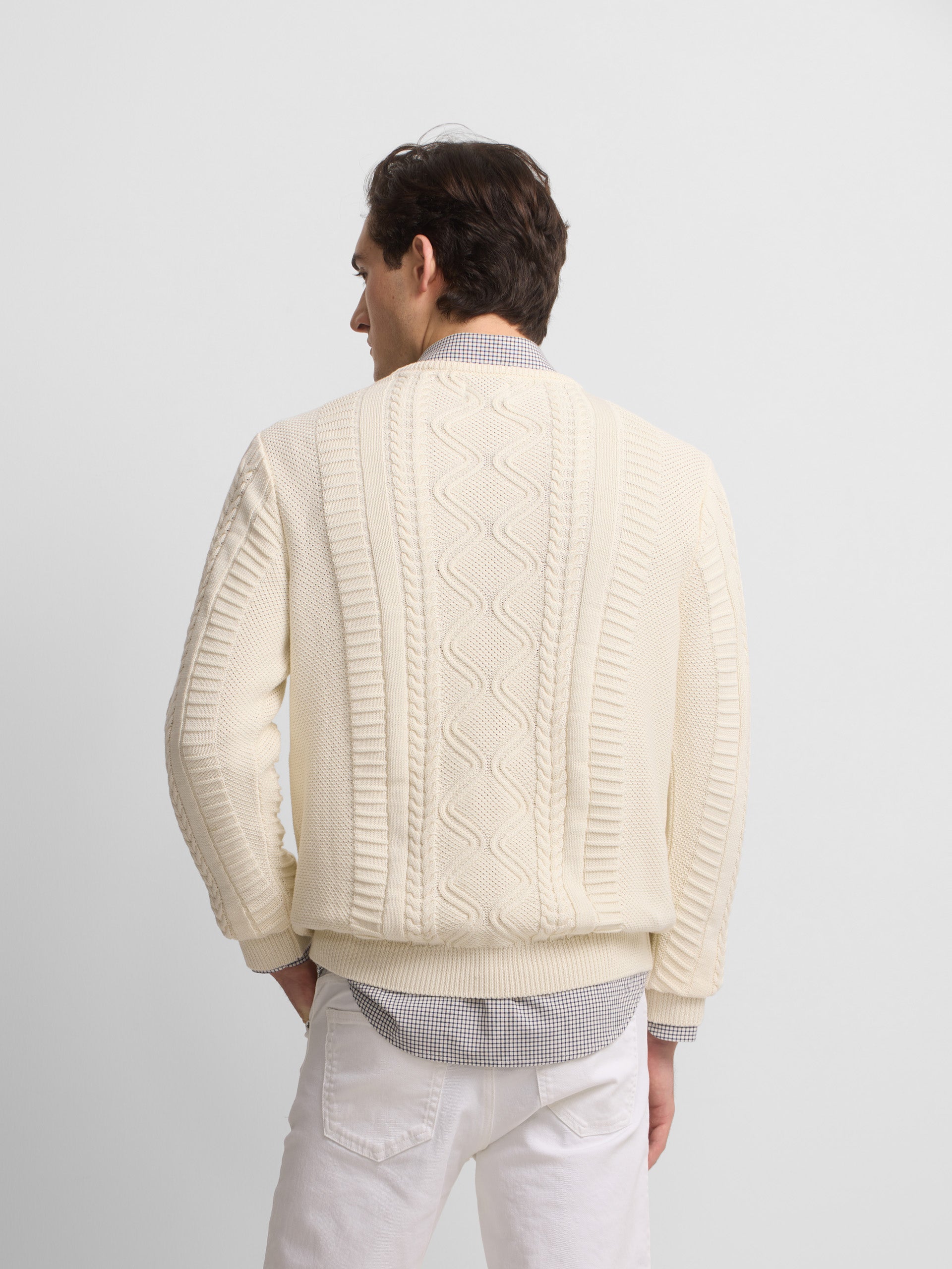 Jersey huit patchs crème de croisière