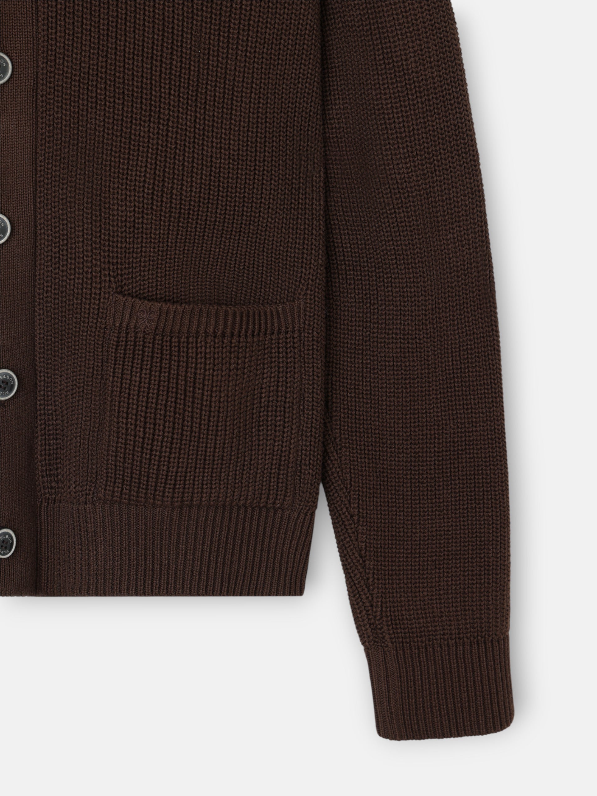 Cardigan canale cruise marron